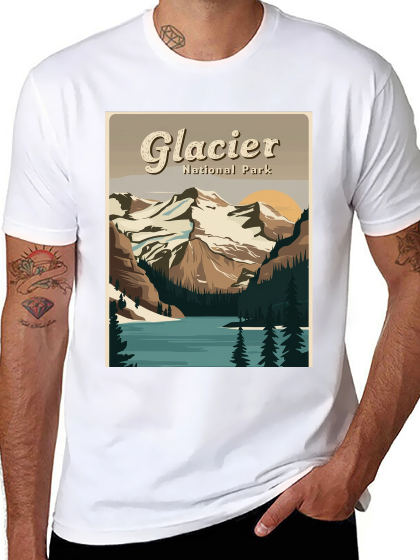 Glacier National Park Graphic Tee