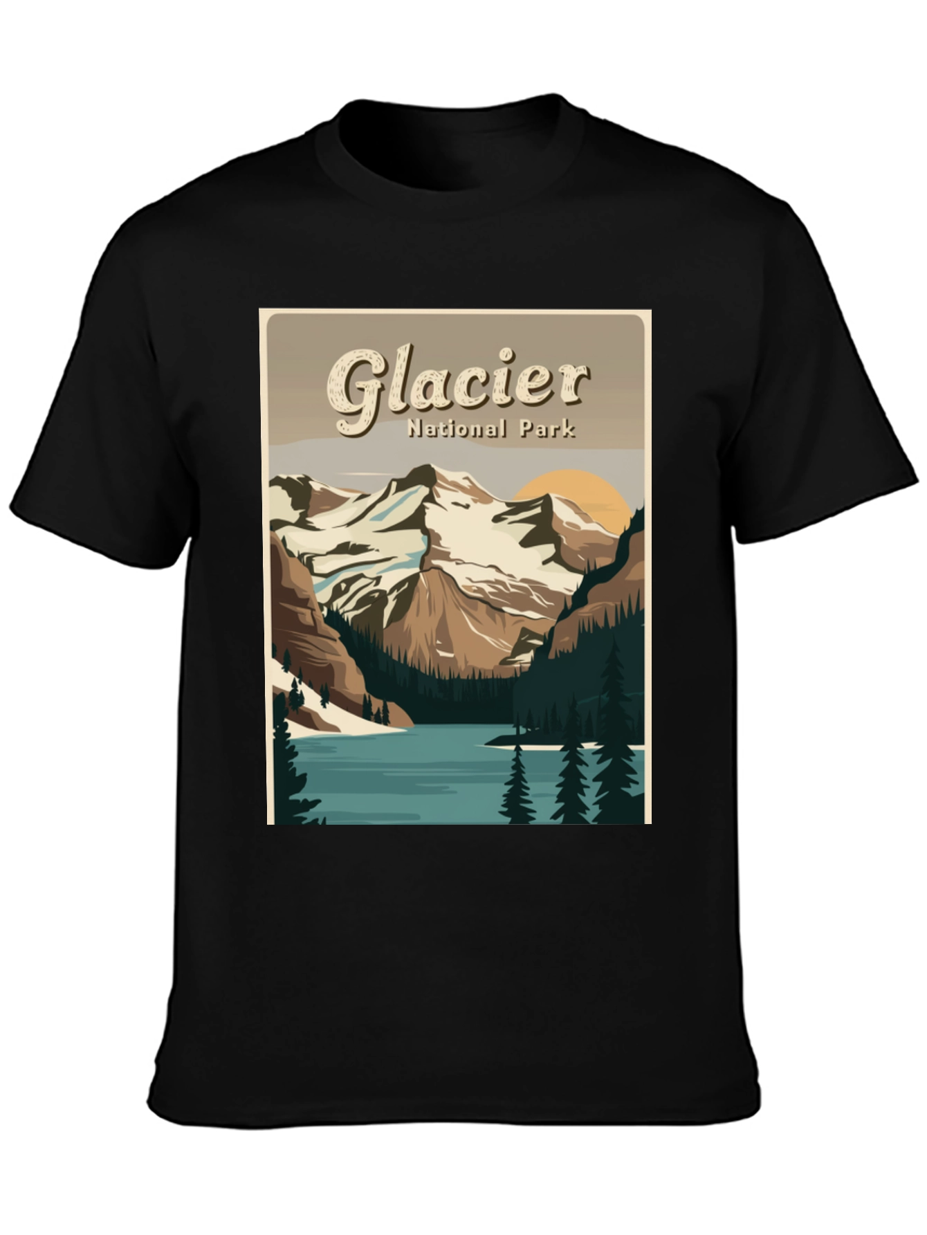 Glacier National Park Graphic Tee