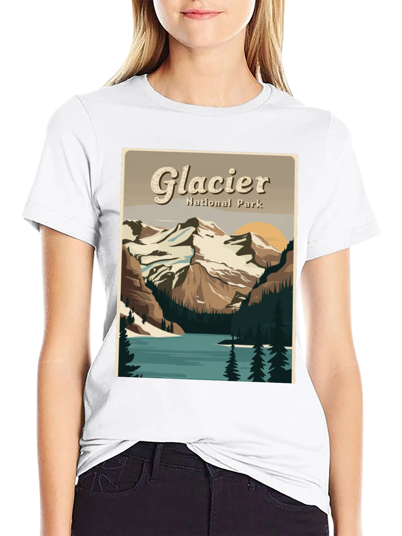 Glacier National Park Graphic Tee