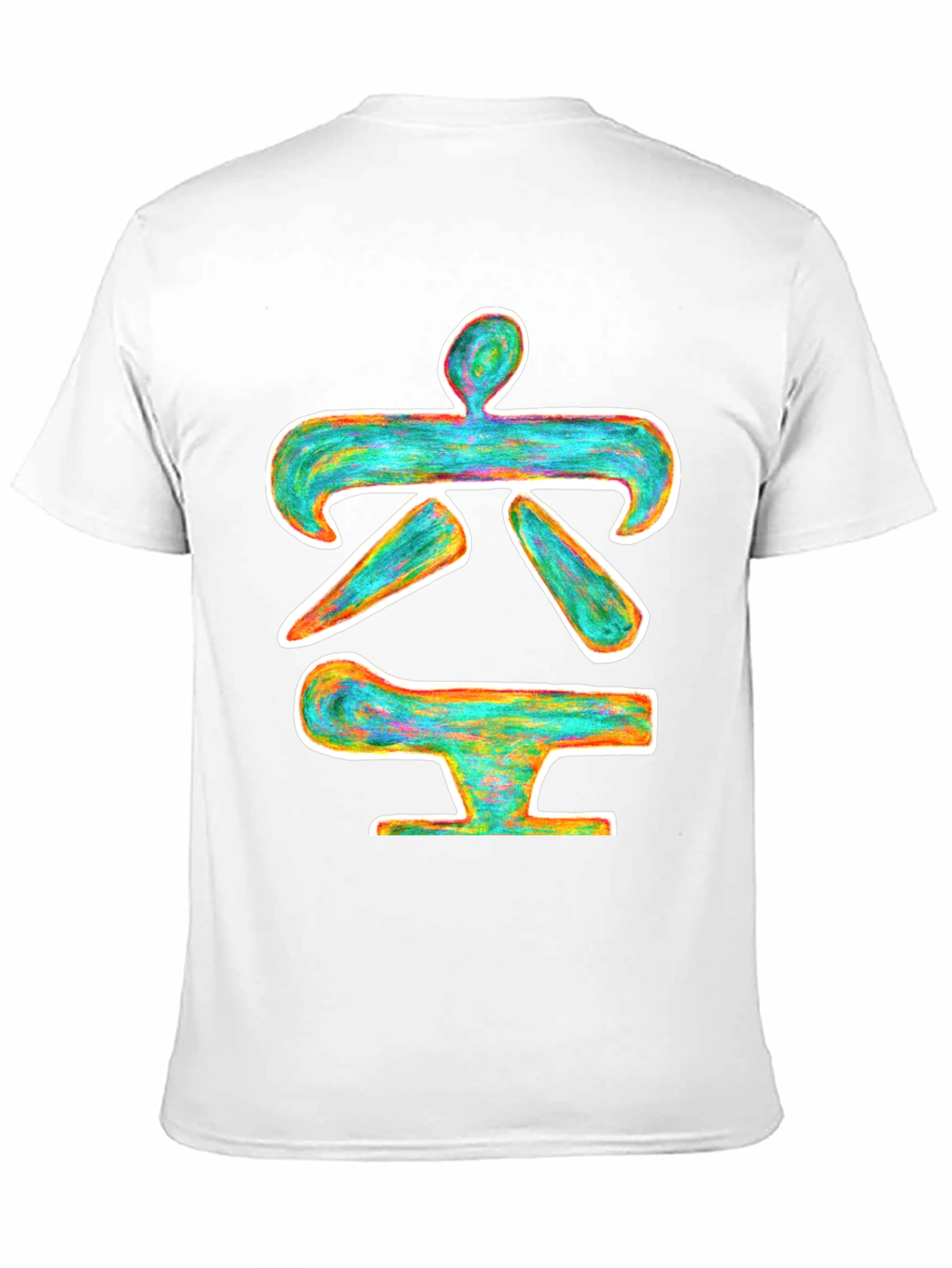 Abstract Symbol Black T-Shirt