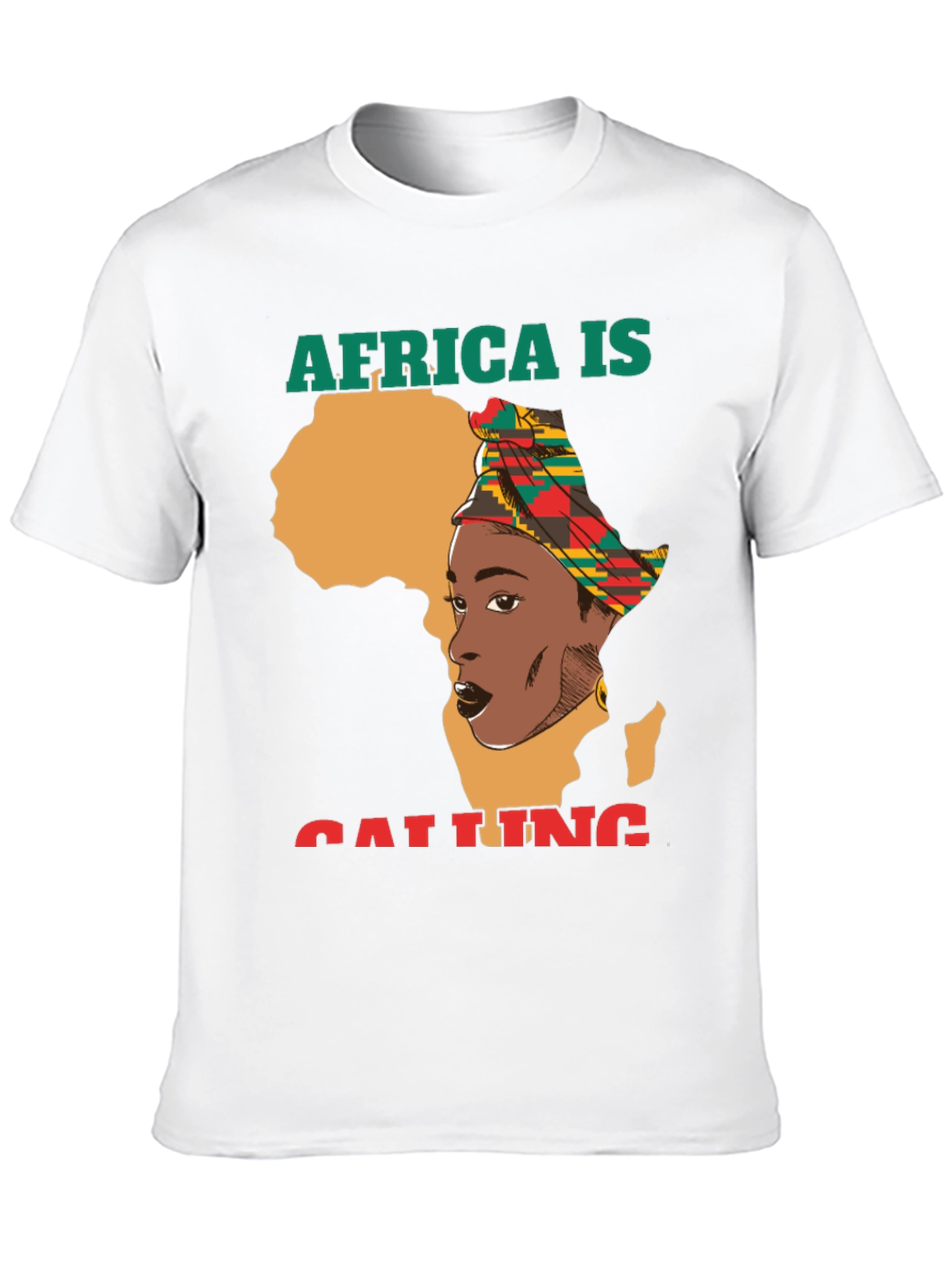 Africa Calling Graphic Tee - Unisex Black T-Shirt