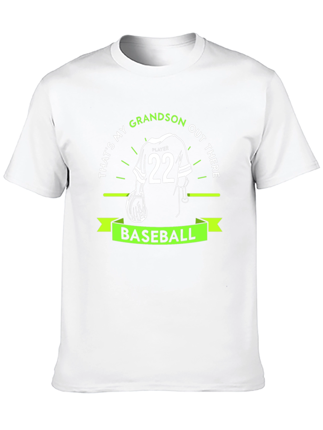 Grandsons Baseball T-Shirt - Proud Grandparent Tee