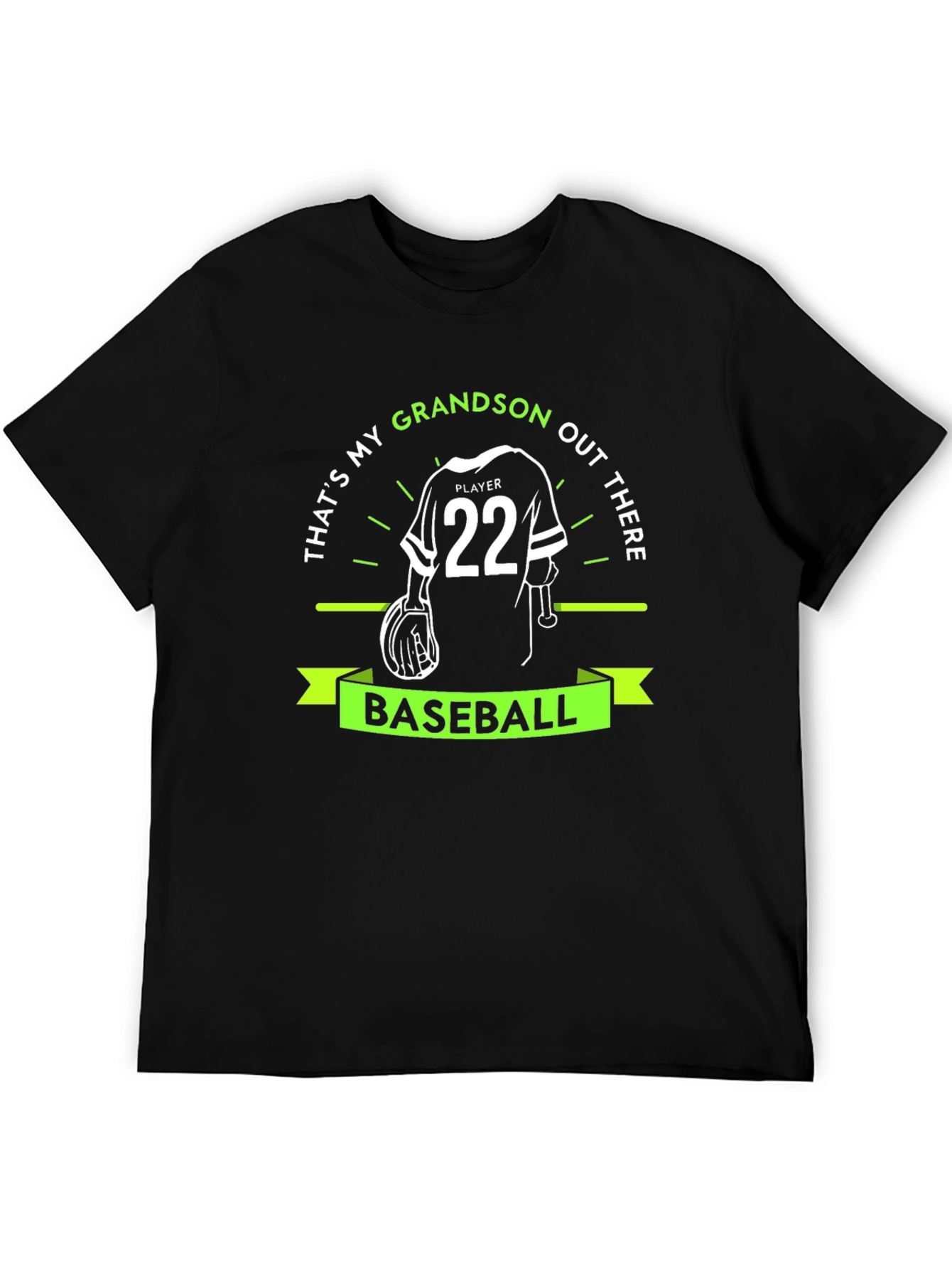 Grandsons Baseball T-Shirt - Proud Grandparent Tee