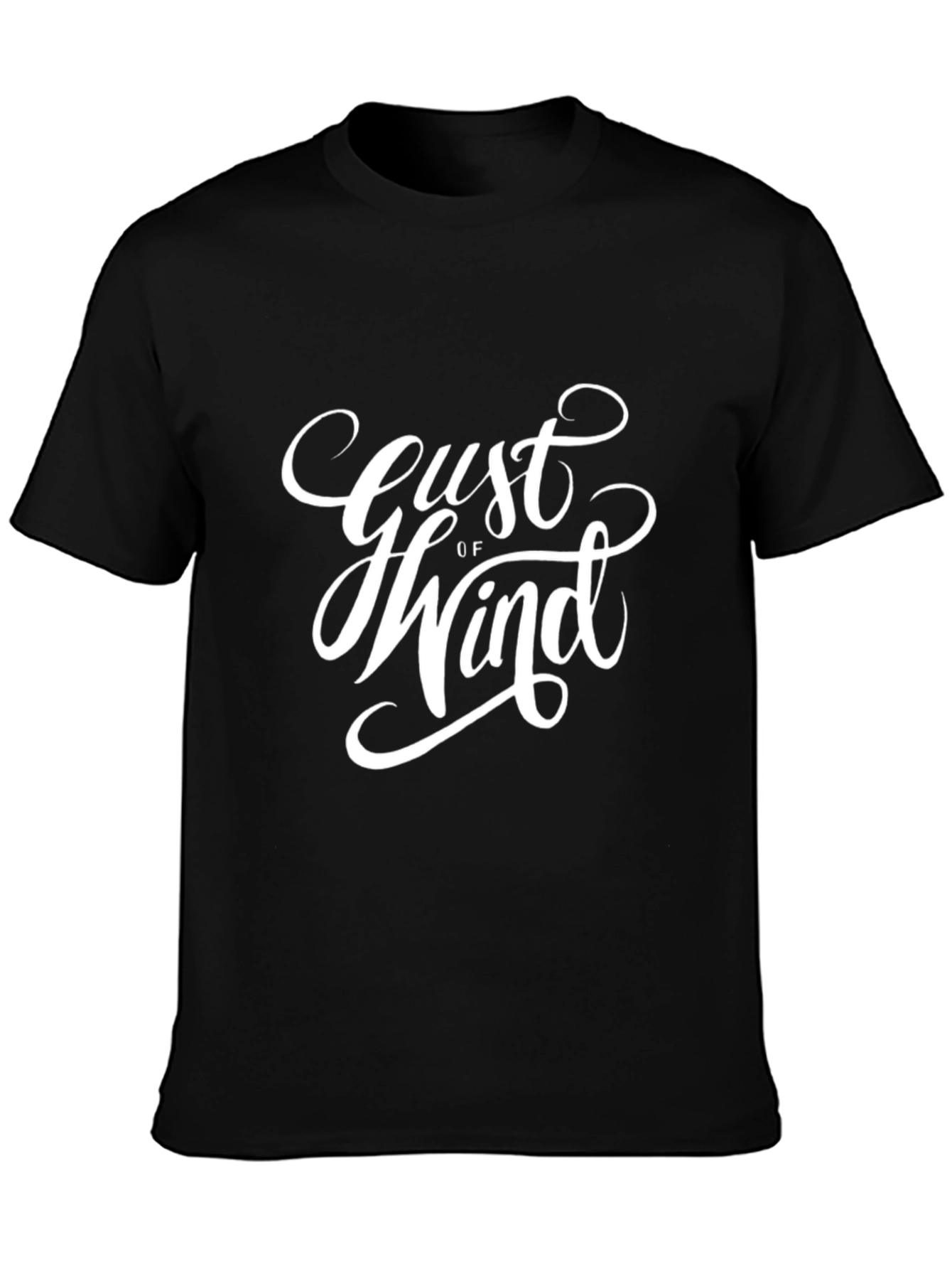 Gust of Wind Black Graphic Tee