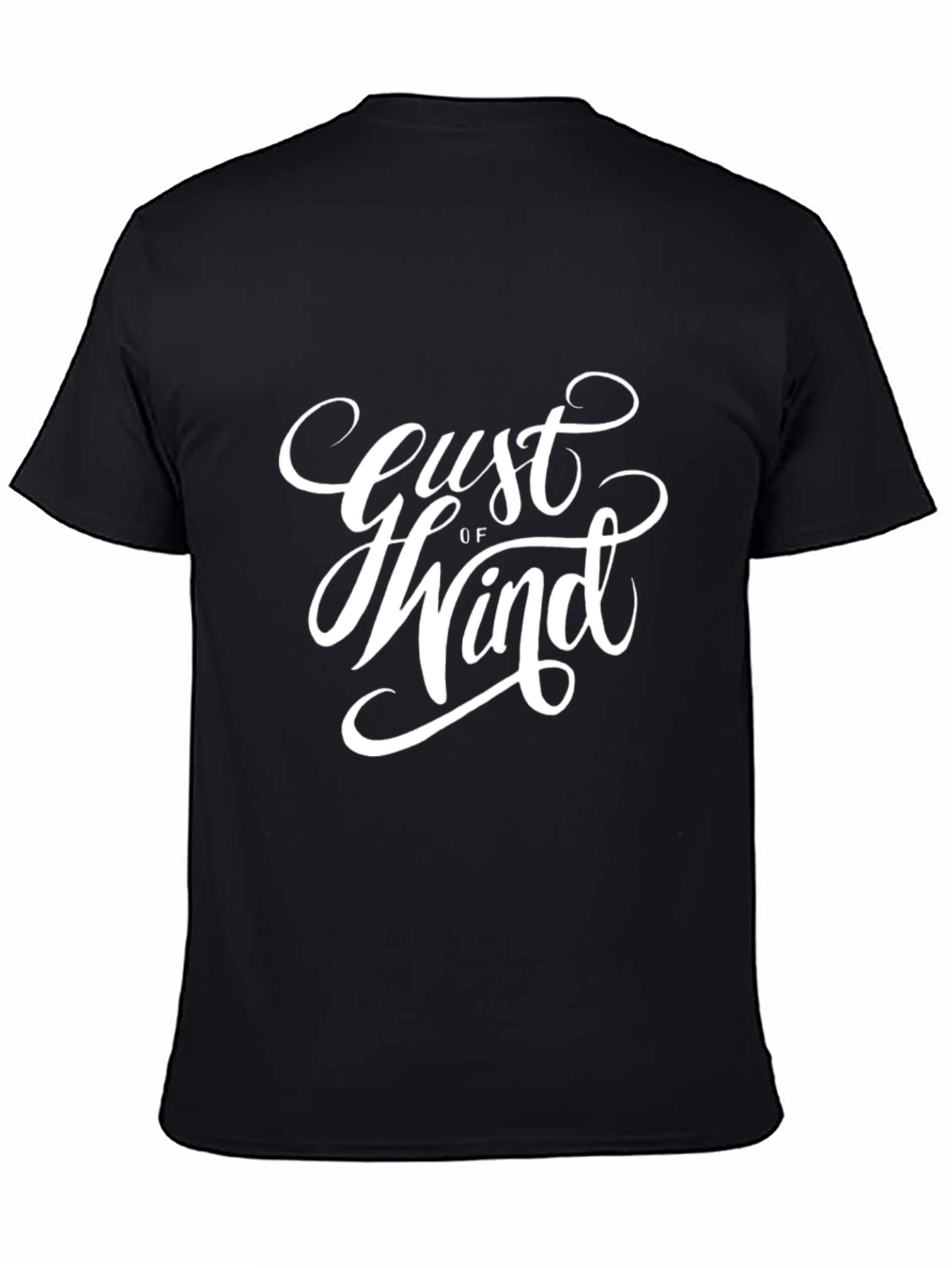 Gust of Wind Black Graphic Tee
