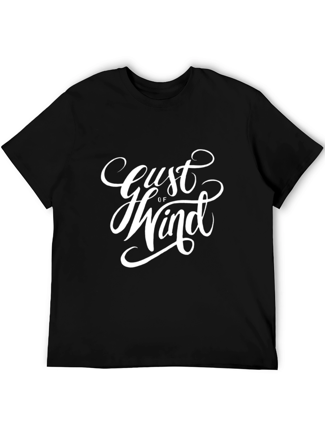 Gust of Wind Black Graphic Tee