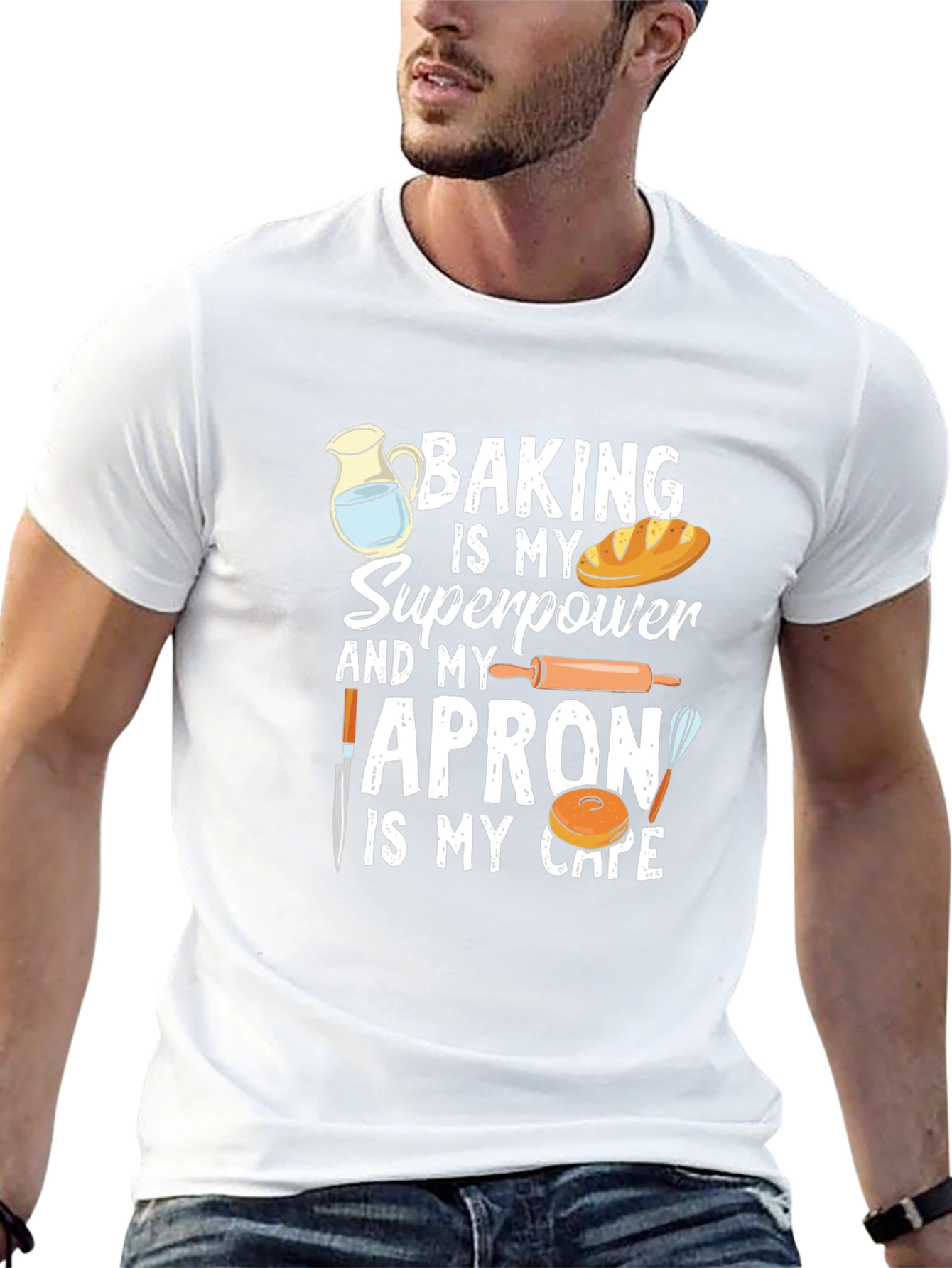 Baking Superpower T-Shirt Funny Baker Tee