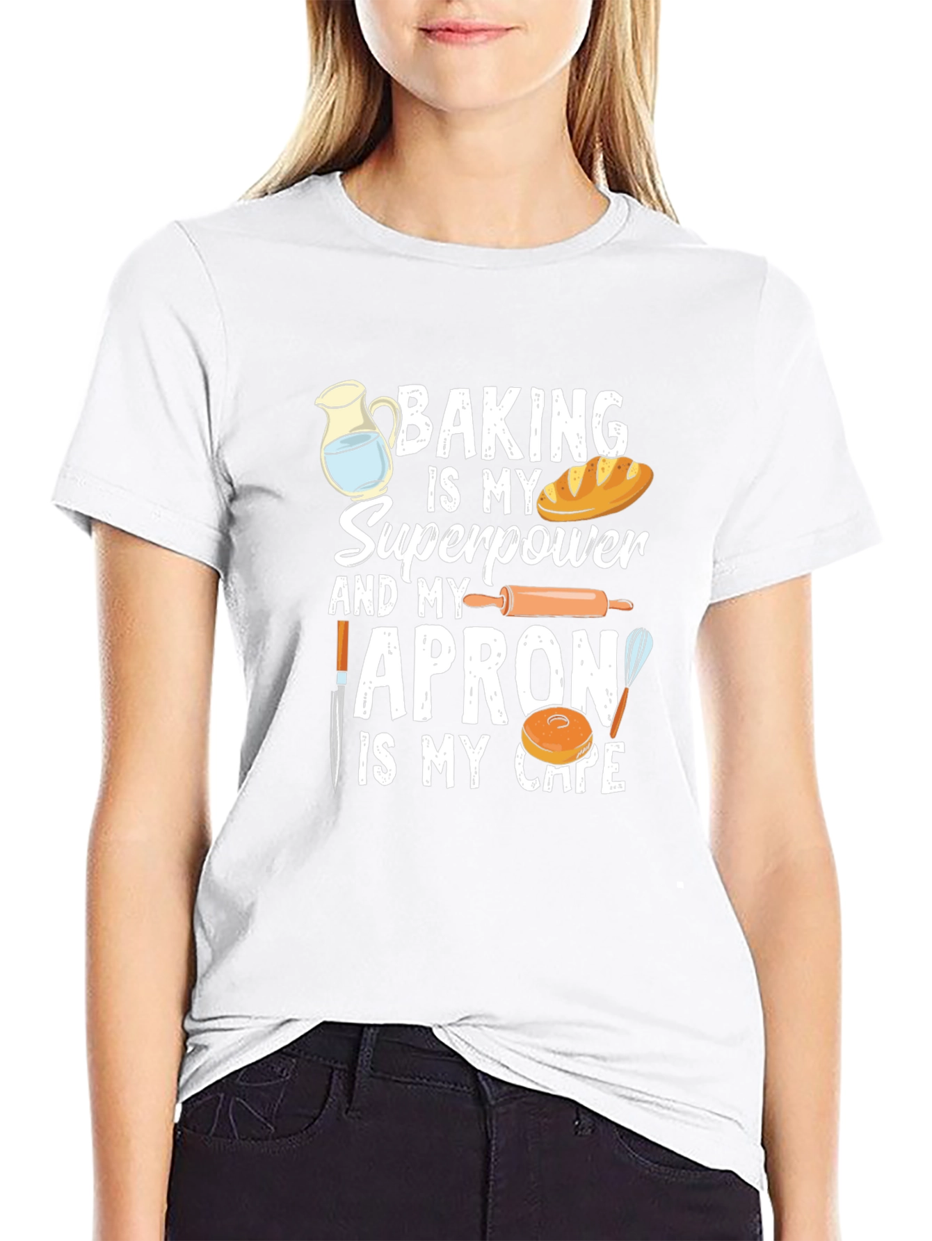 Baking Superpower T-Shirt Funny Baker Tee