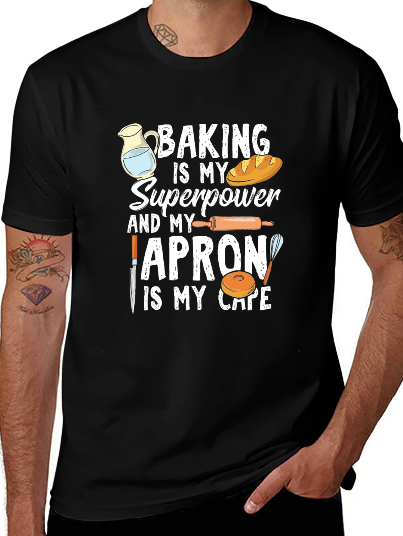 Baking Superpower T-Shirt Funny Baker Tee