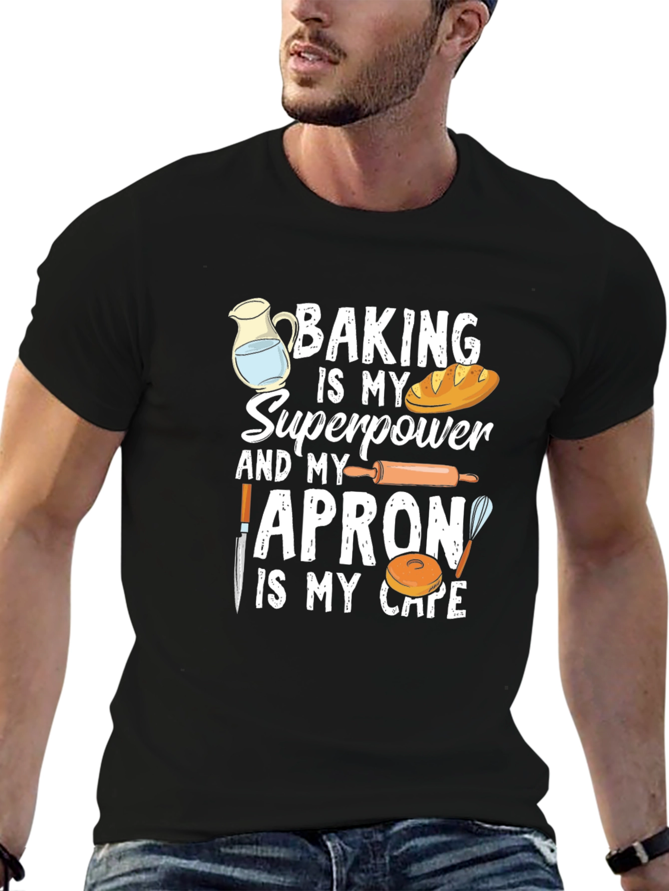 Baking Superpower T-Shirt Funny Baker Tee