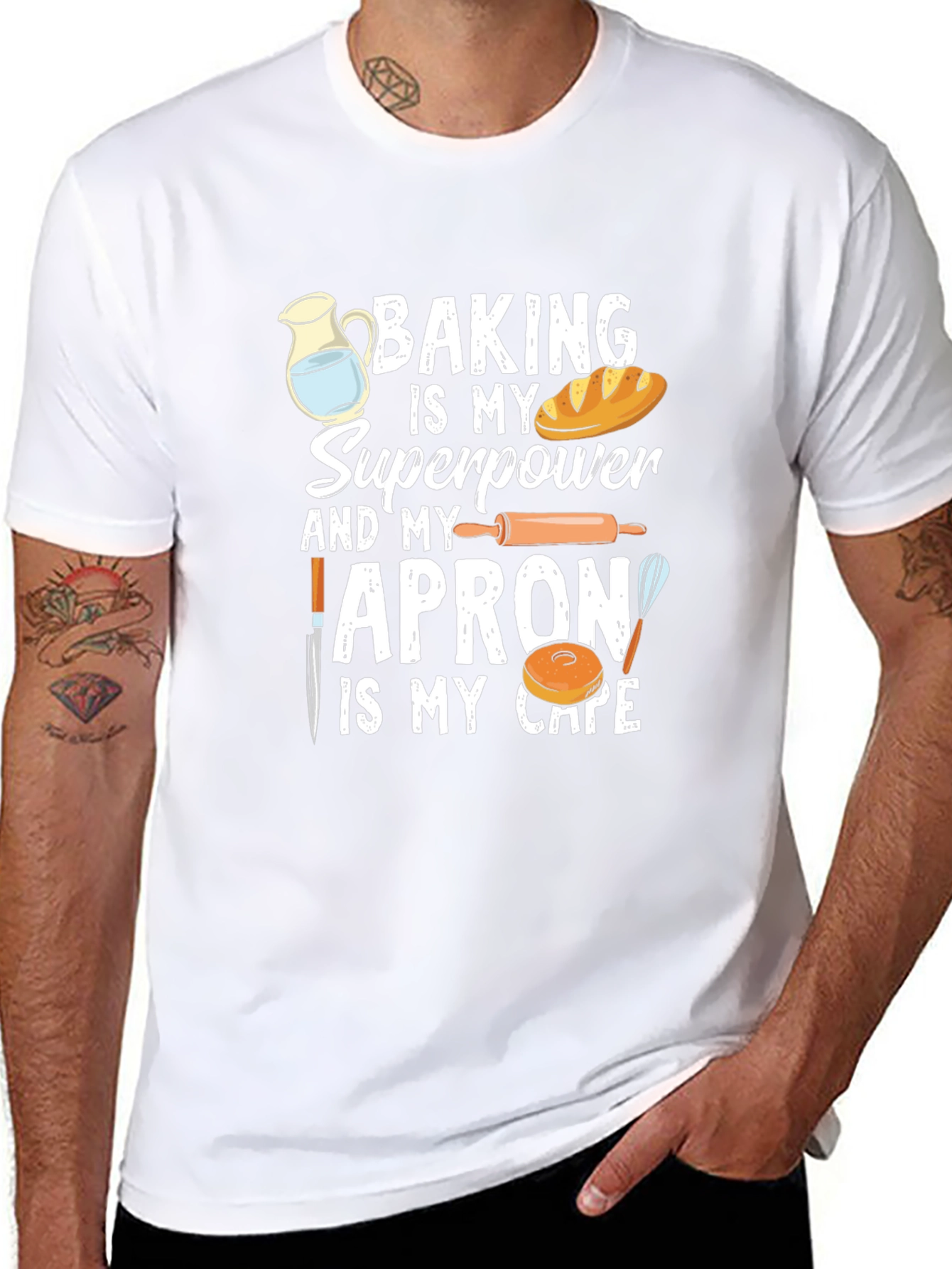 Baking Superpower T-Shirt Funny Baker Tee