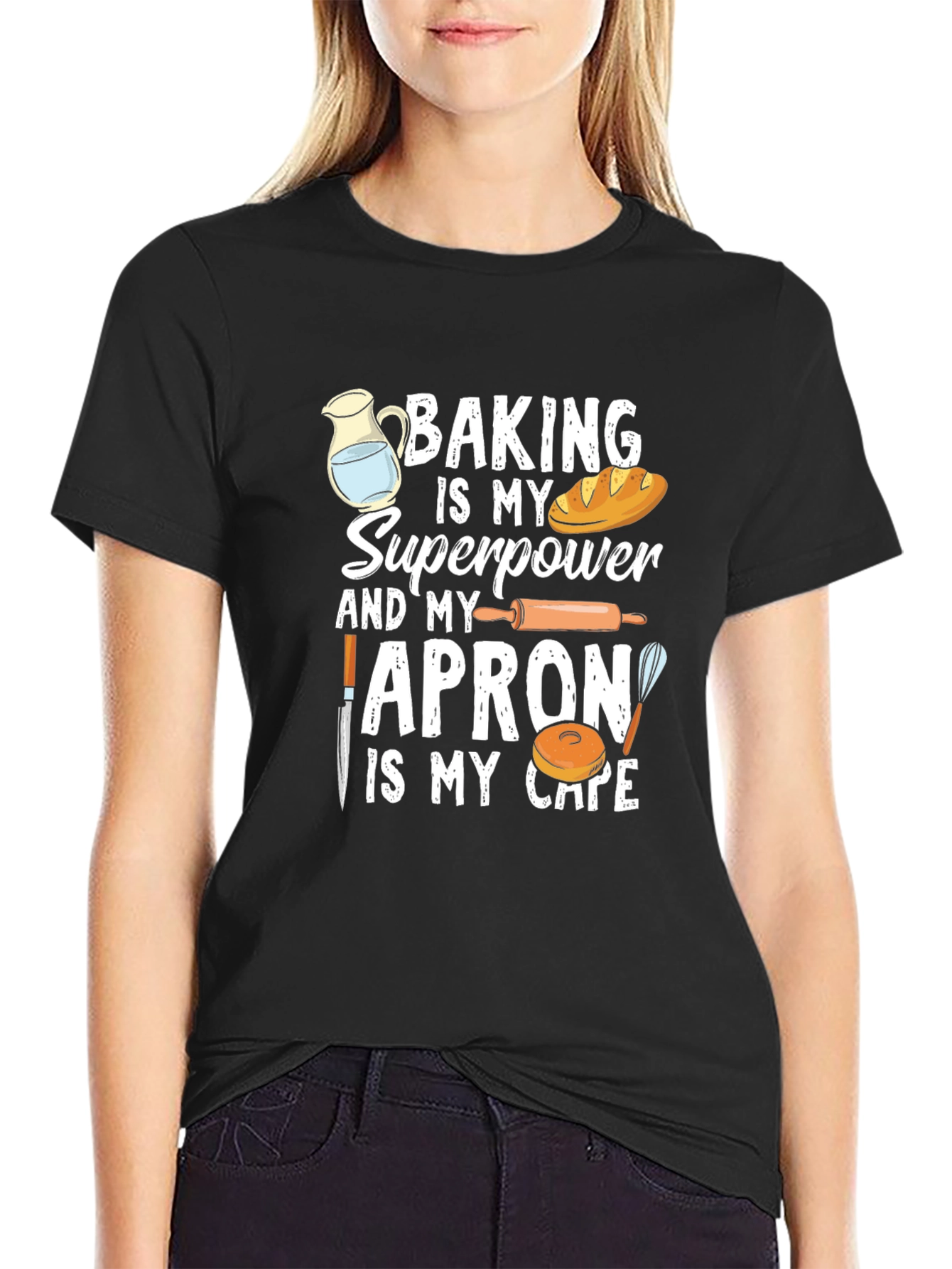 Baking Superpower T-Shirt Funny Baker Tee