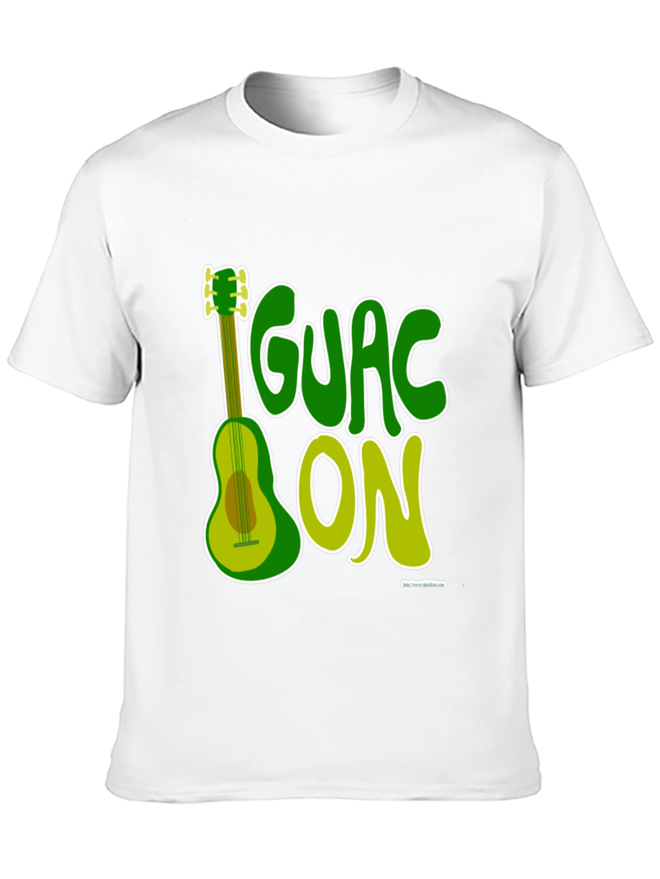Guac On T-Shirt - Avocado Guitar Pun Tee