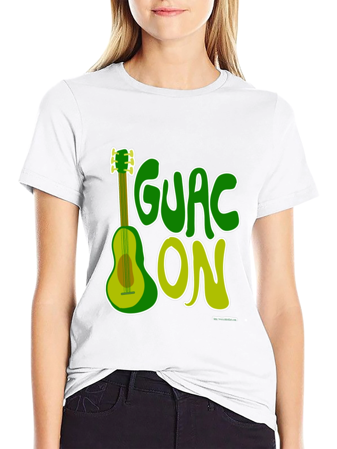 Guac On T-Shirt - Avocado Guitar Pun Tee