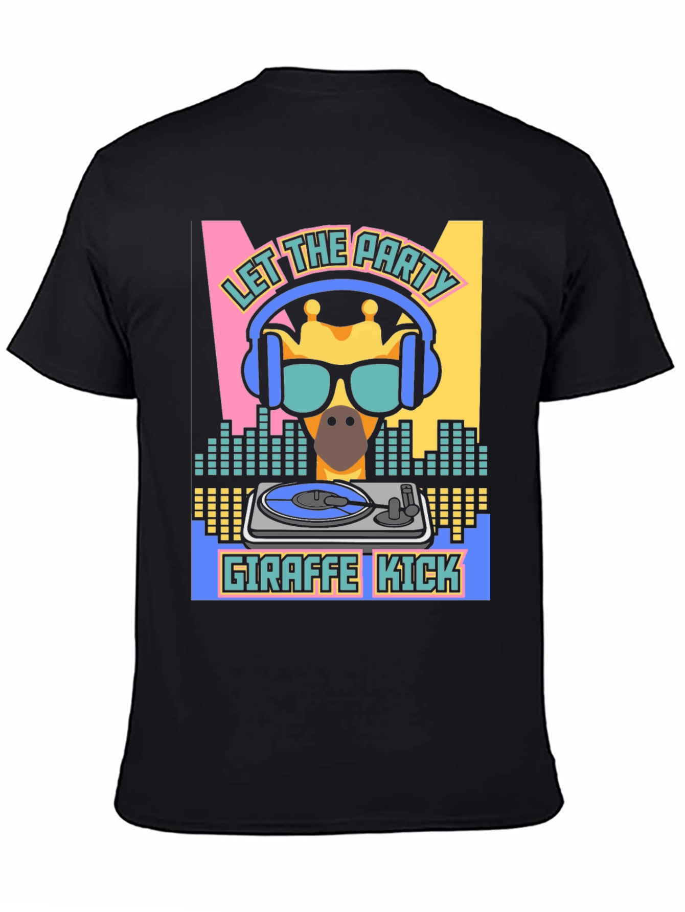 Giraffe Kick T-Shirt - Let The Party Begin!