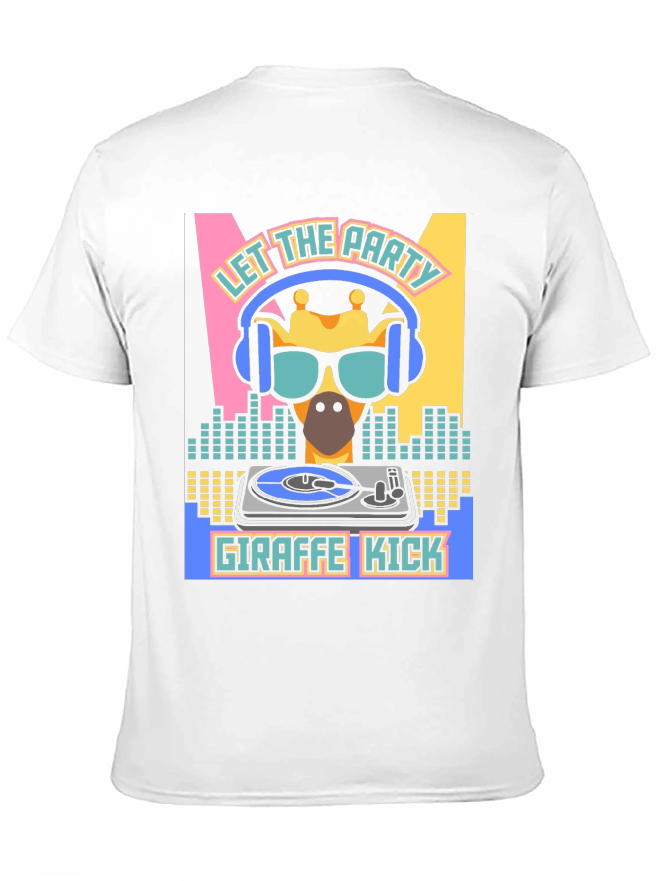 Giraffe Kick T-Shirt - Let The Party Begin!