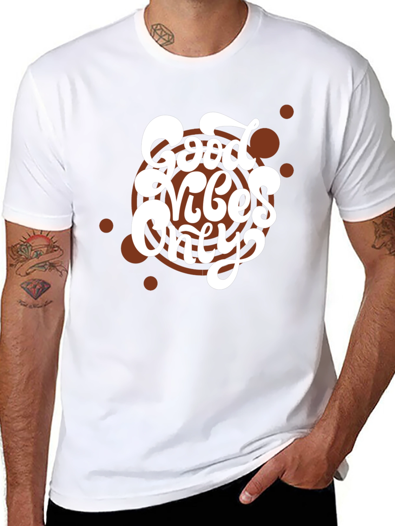 Good Vibes Only T-Shirt - Stylish Casual Wear