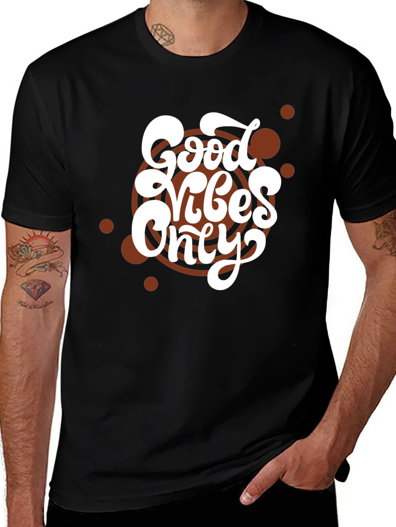 Good Vibes Only T-Shirt - Stylish Casual Wear
