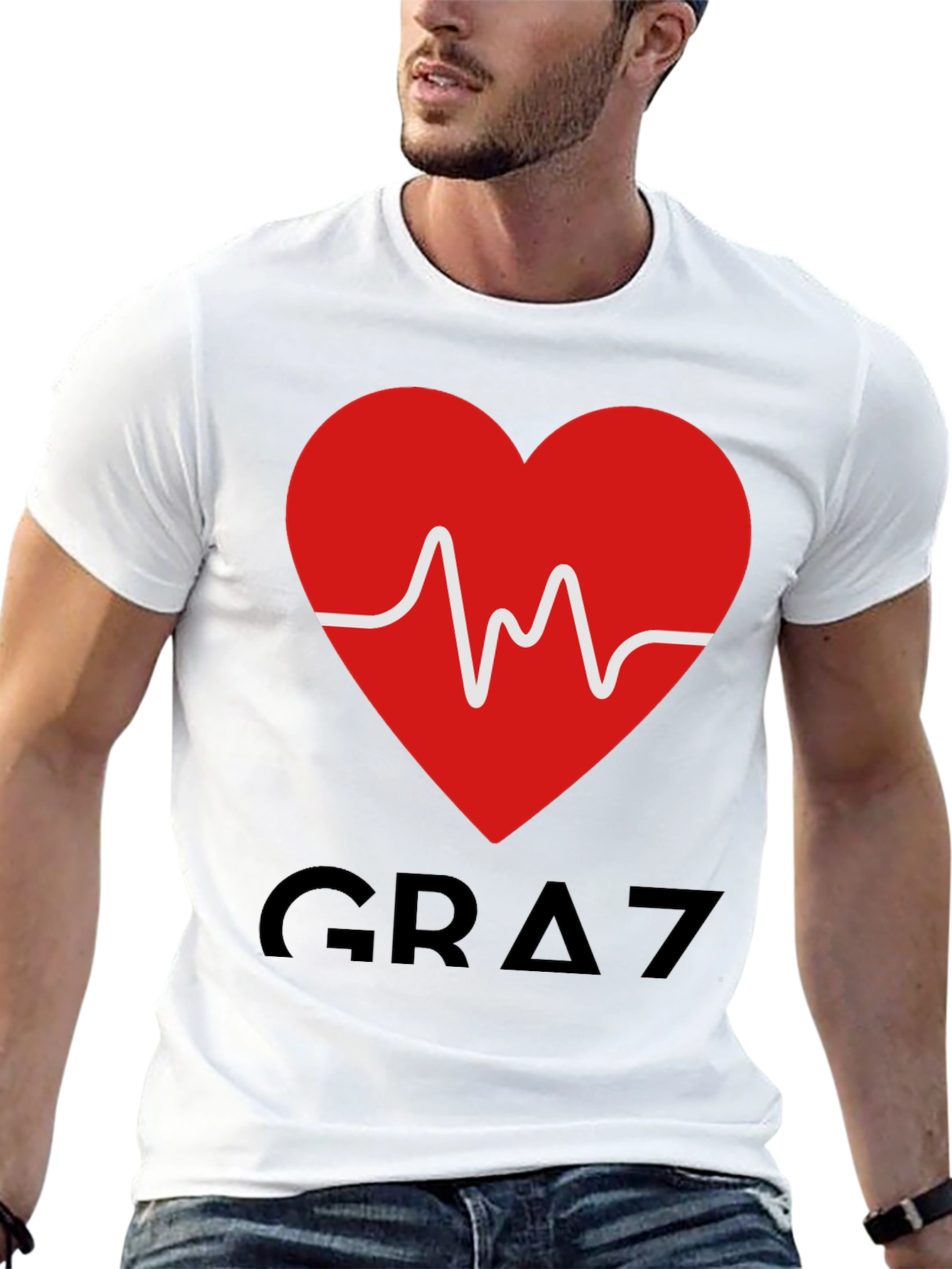 Graz Heartbeat T-Shirt - Mens Graphic Tee