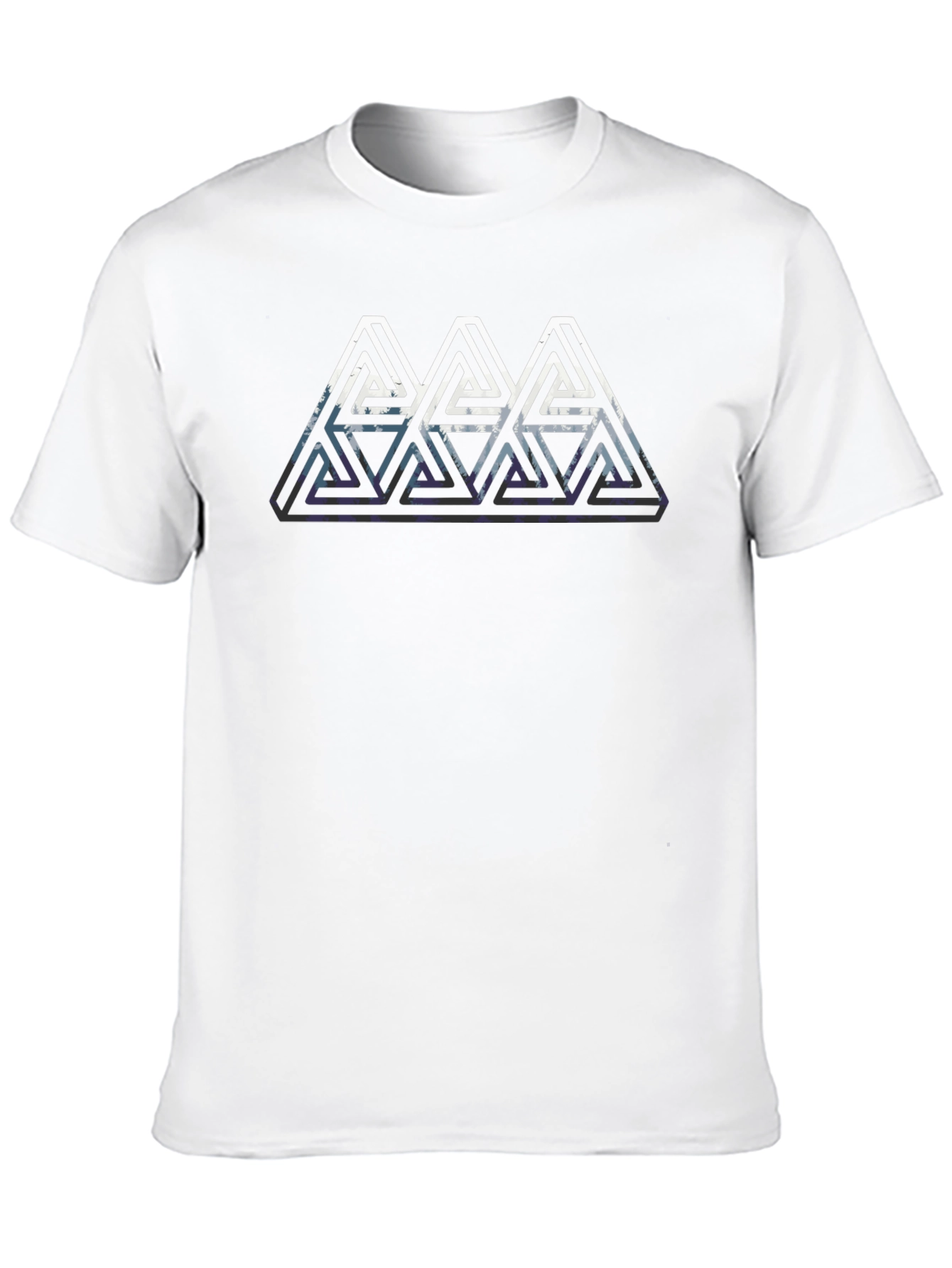 Geometric Optical Illusion T-Shirt - Modern Design
