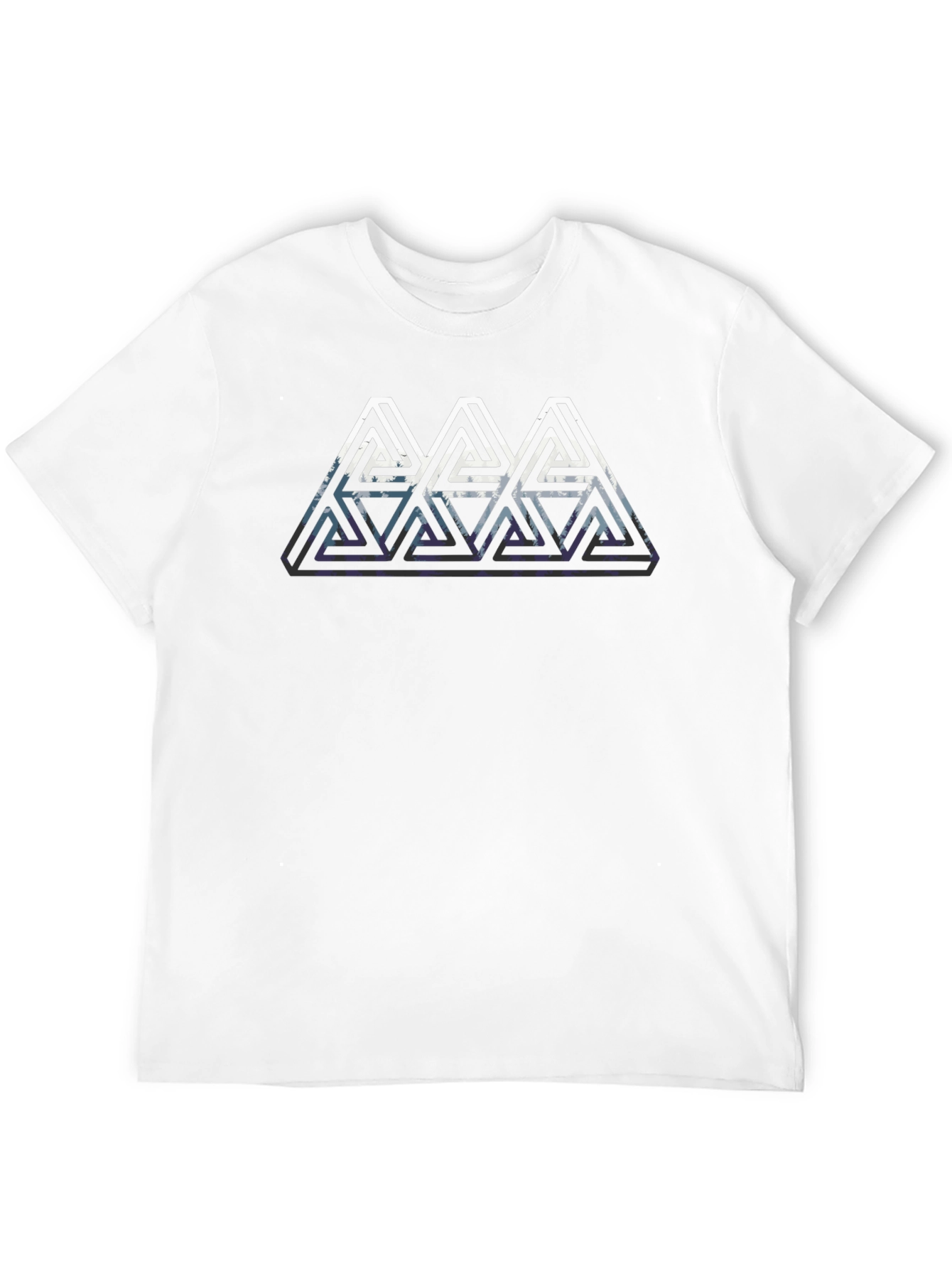 Geometric Optical Illusion T-Shirt - Modern Design
