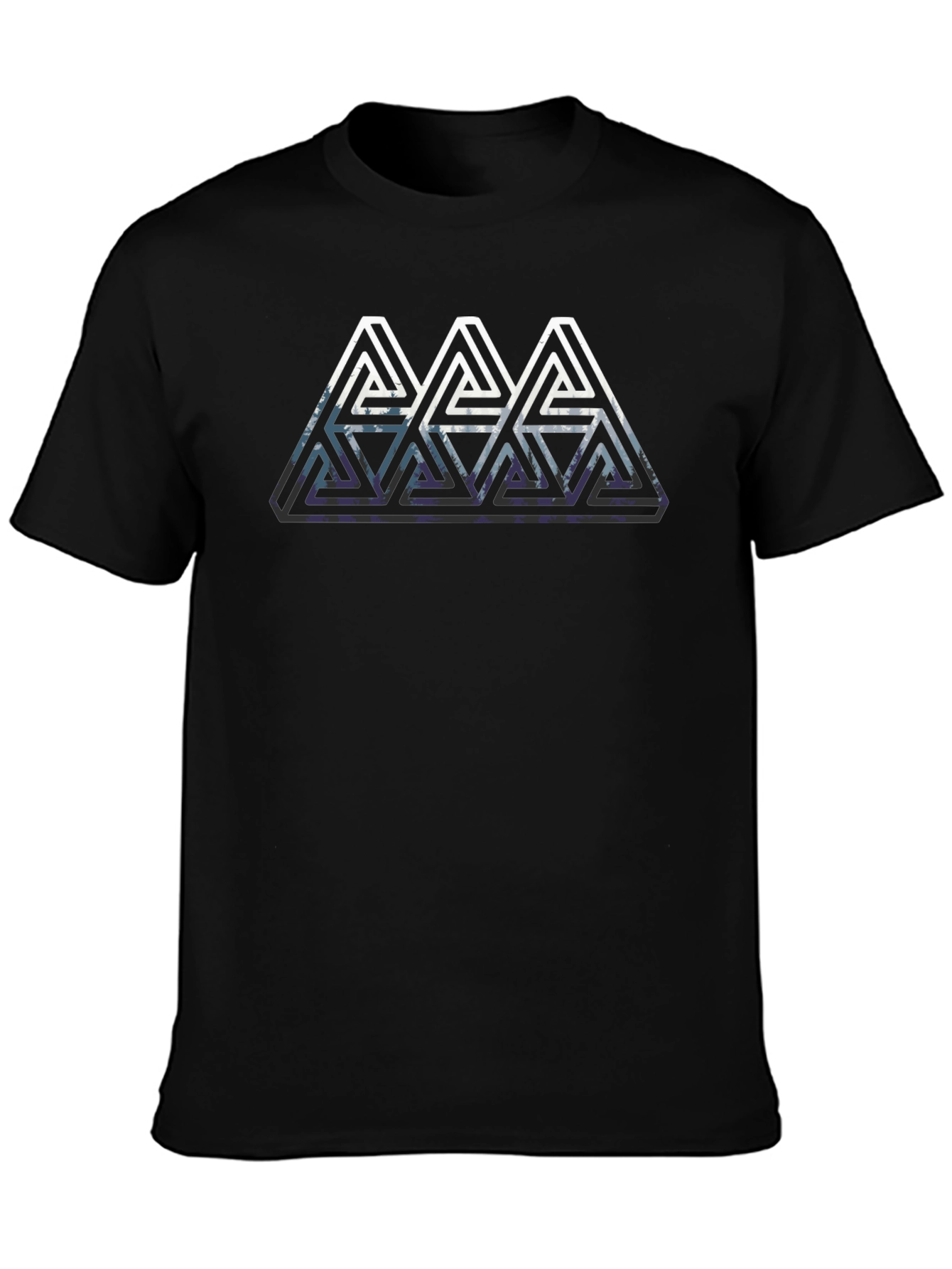 Geometric Optical Illusion T-Shirt - Modern Design