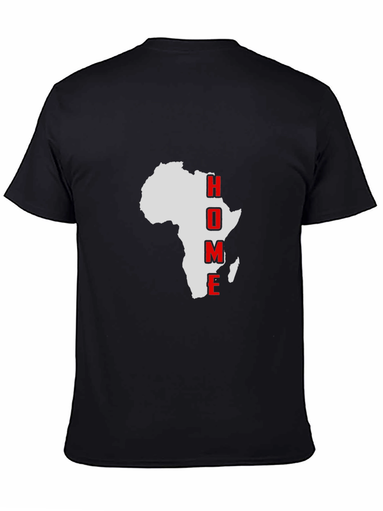 Africa Home T-Shirt - Black Graphic Tee