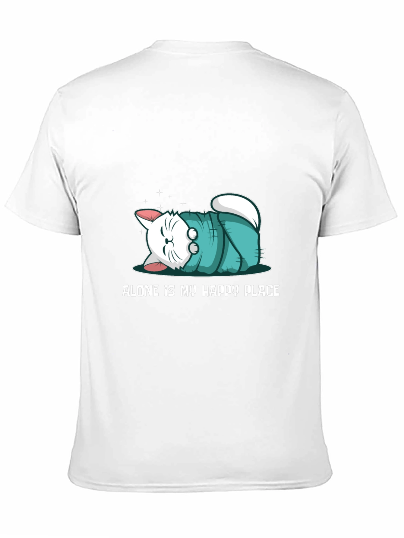 Alone Is My Happy Place Black T-Shirt