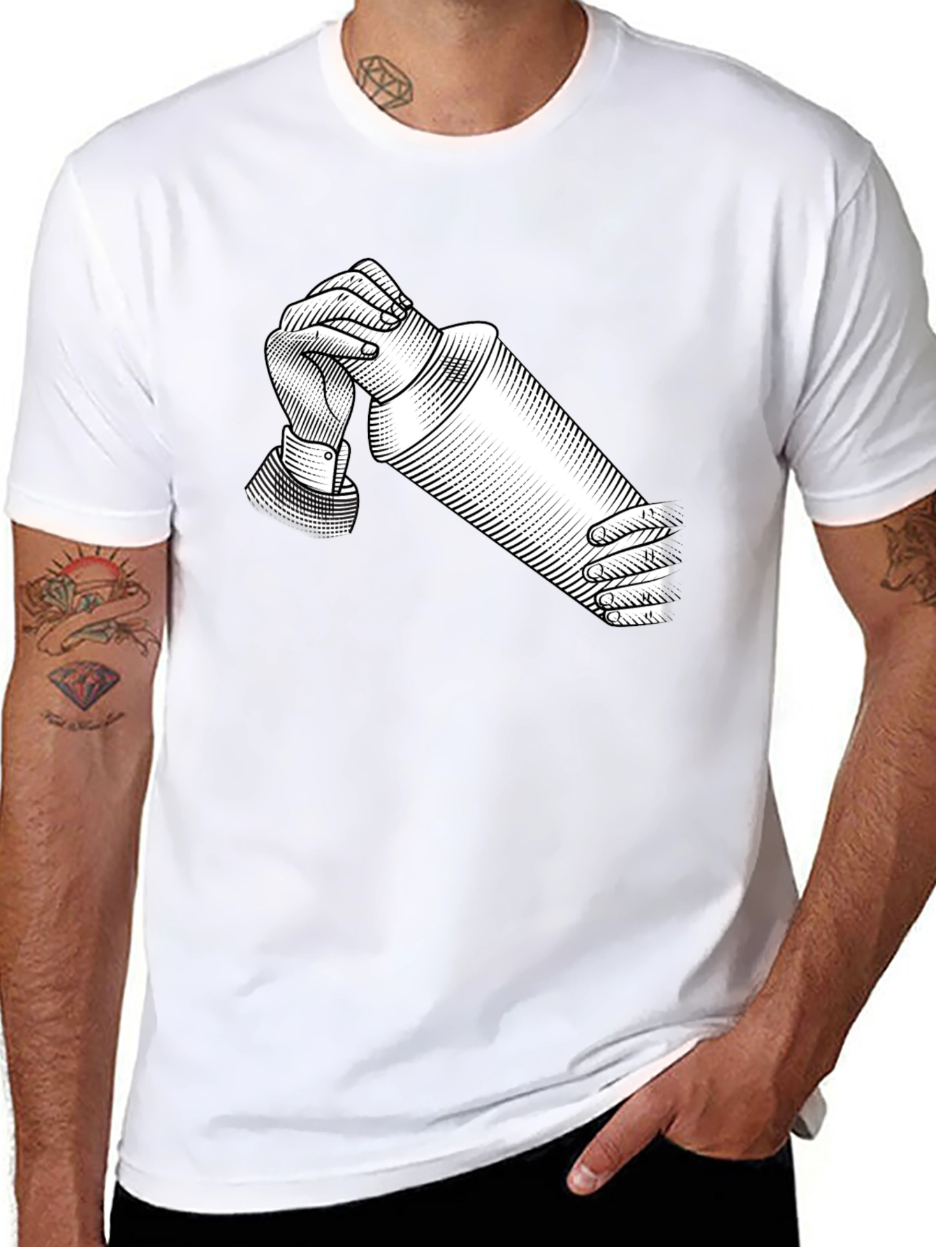 Bartender Shaker Graphic Tee - Cool Cocktail Design
