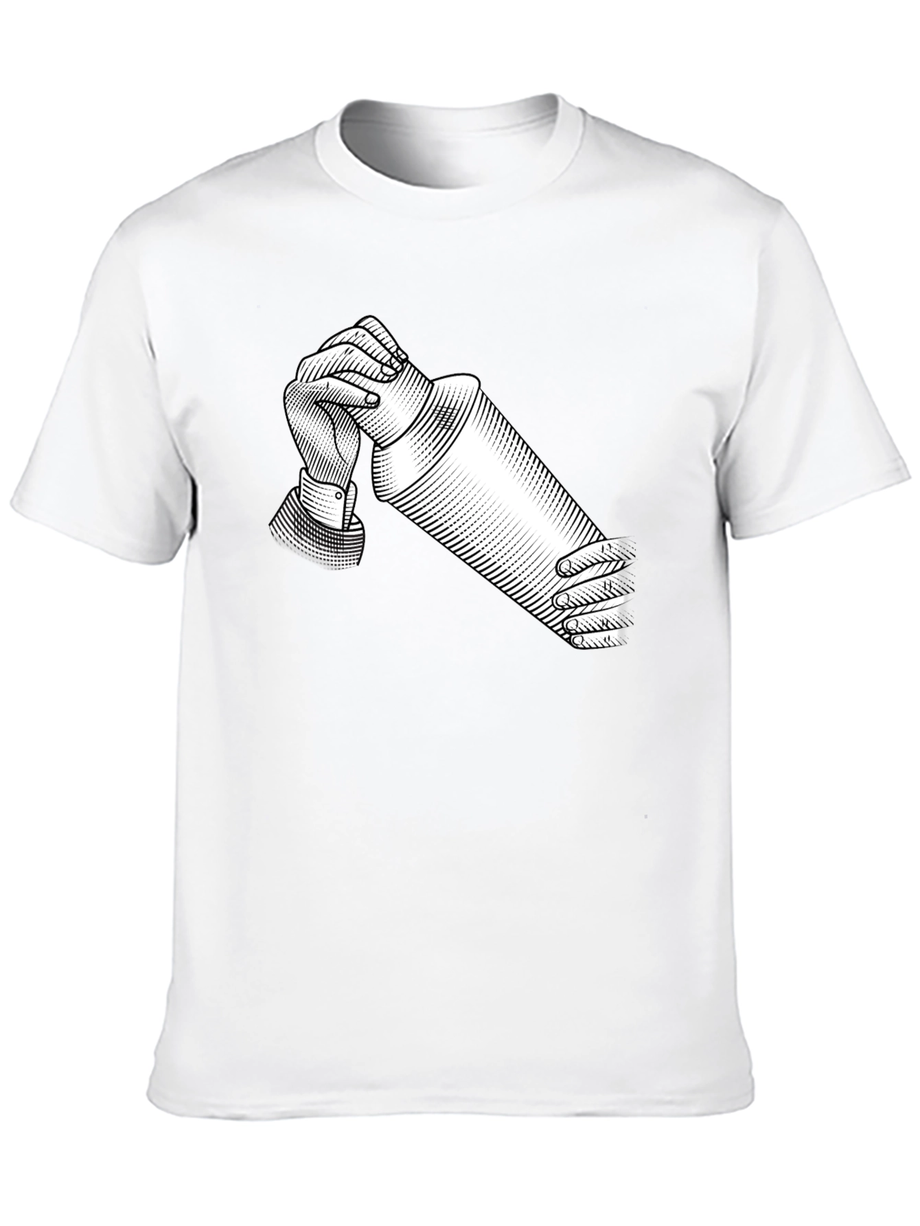 Bartender Shaker Graphic Tee - Cool Cocktail Design