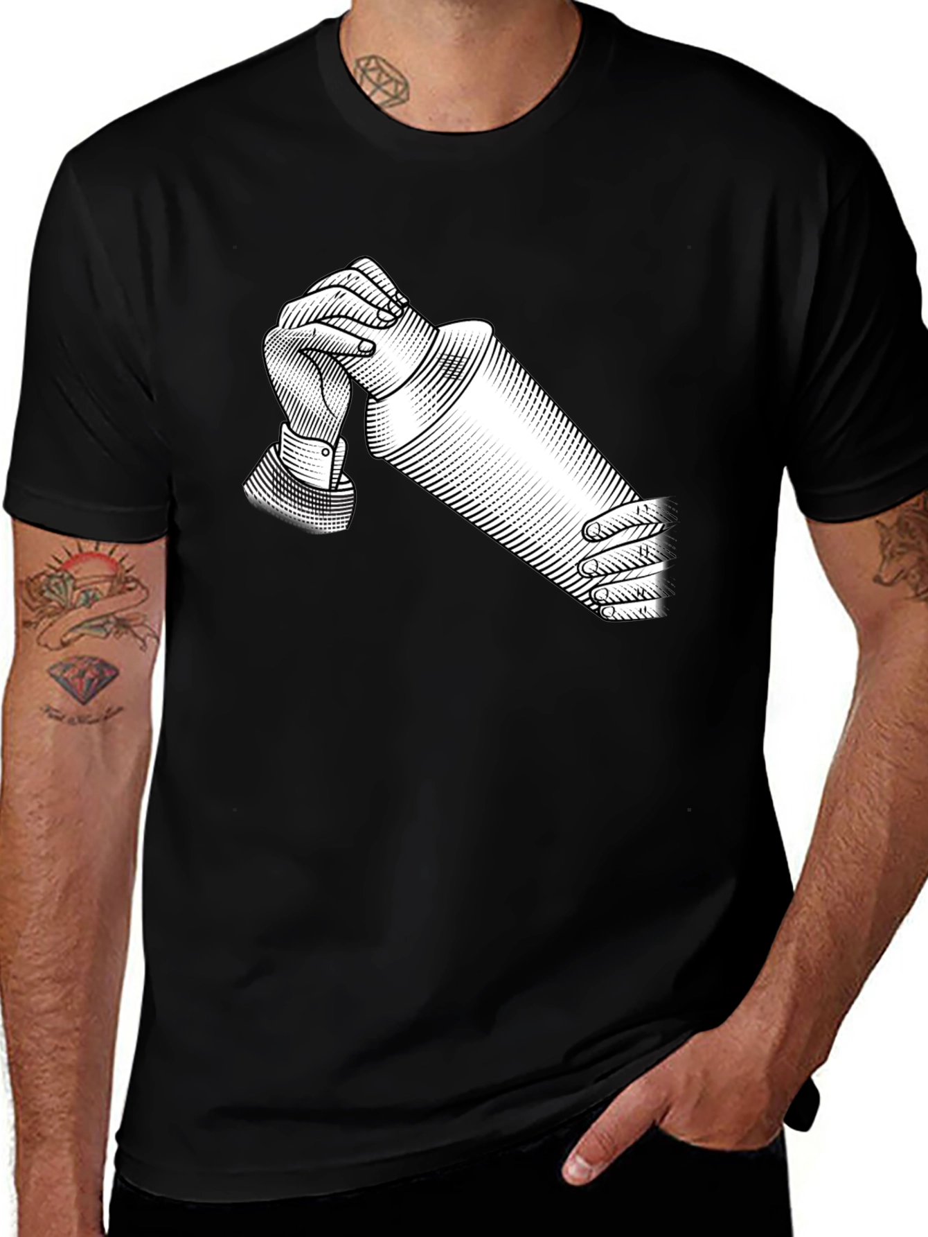 Bartender Shaker Graphic Tee - Cool Cocktail Design