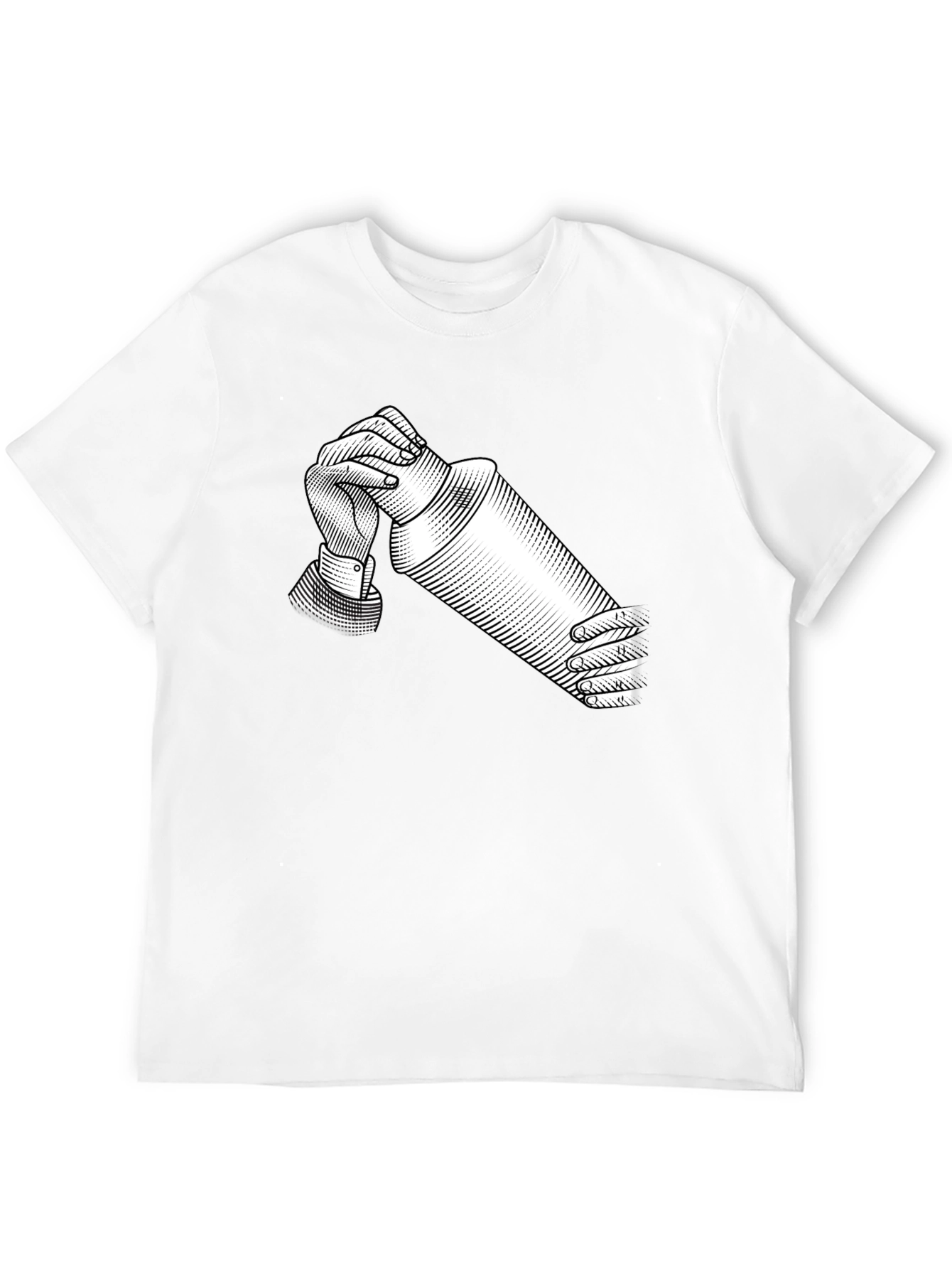 Bartender Shaker Graphic Tee - Cool Cocktail Design