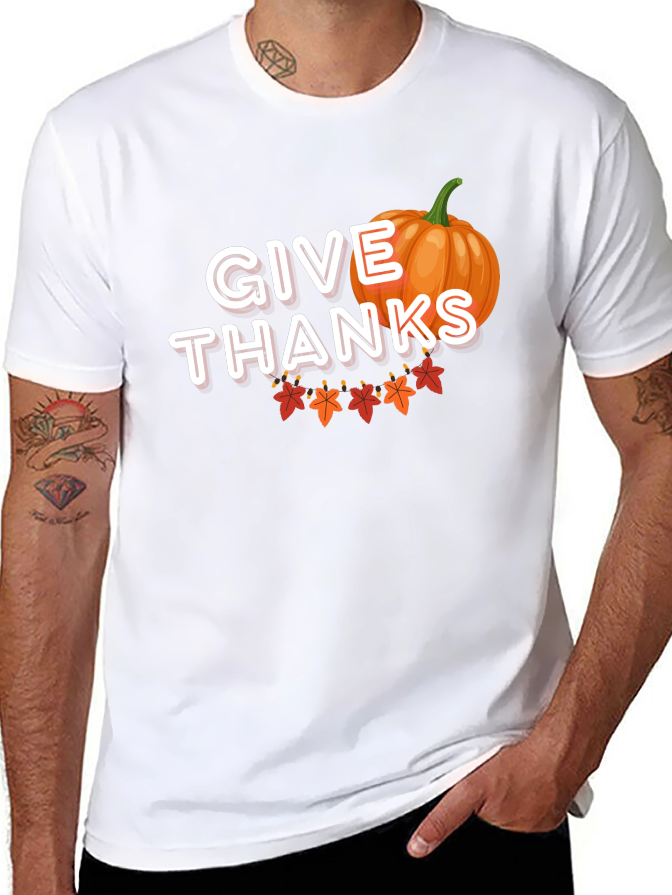 Give Thanks T-Shirt Thanksgiving Apparel