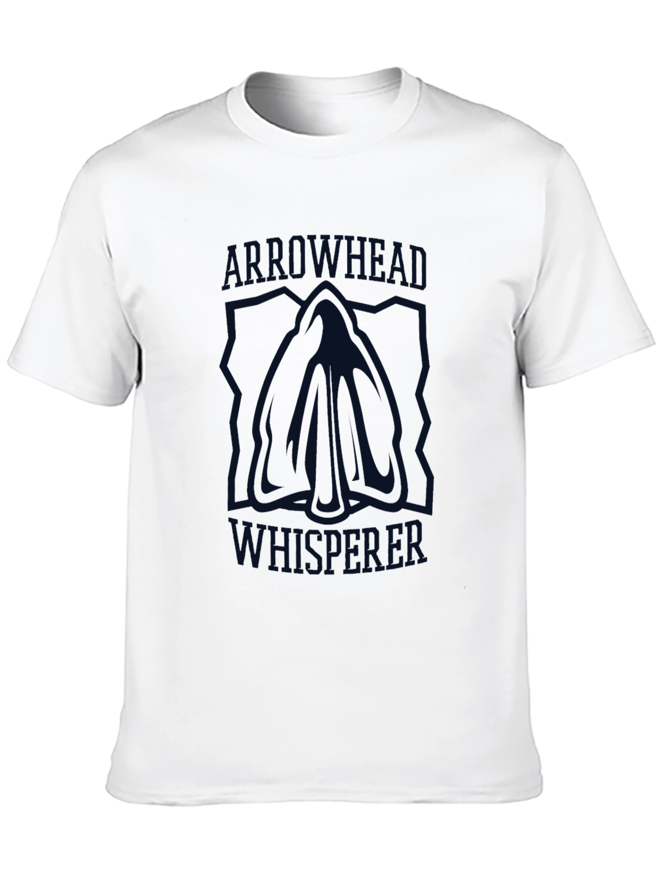 Arrowhead Whisperer Graphic Tee - Black Cotton Shirt