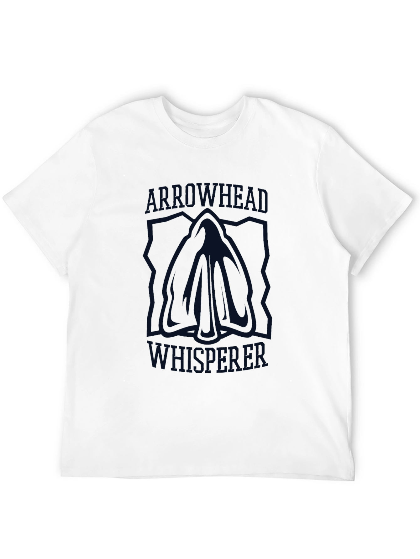 Arrowhead Whisperer Graphic Tee - Black Cotton Shirt