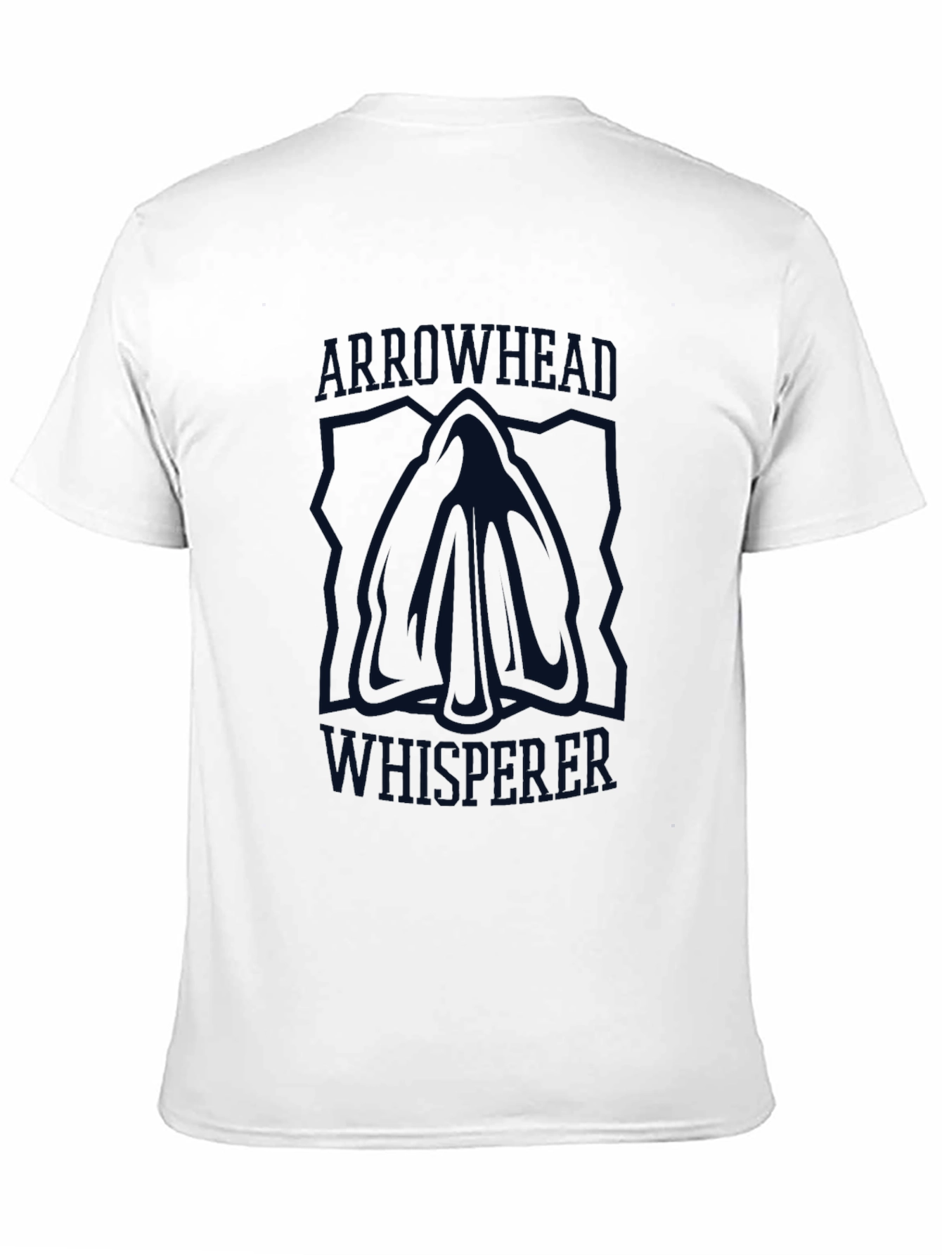 Arrowhead Whisperer Graphic Tee - Black Cotton Shirt