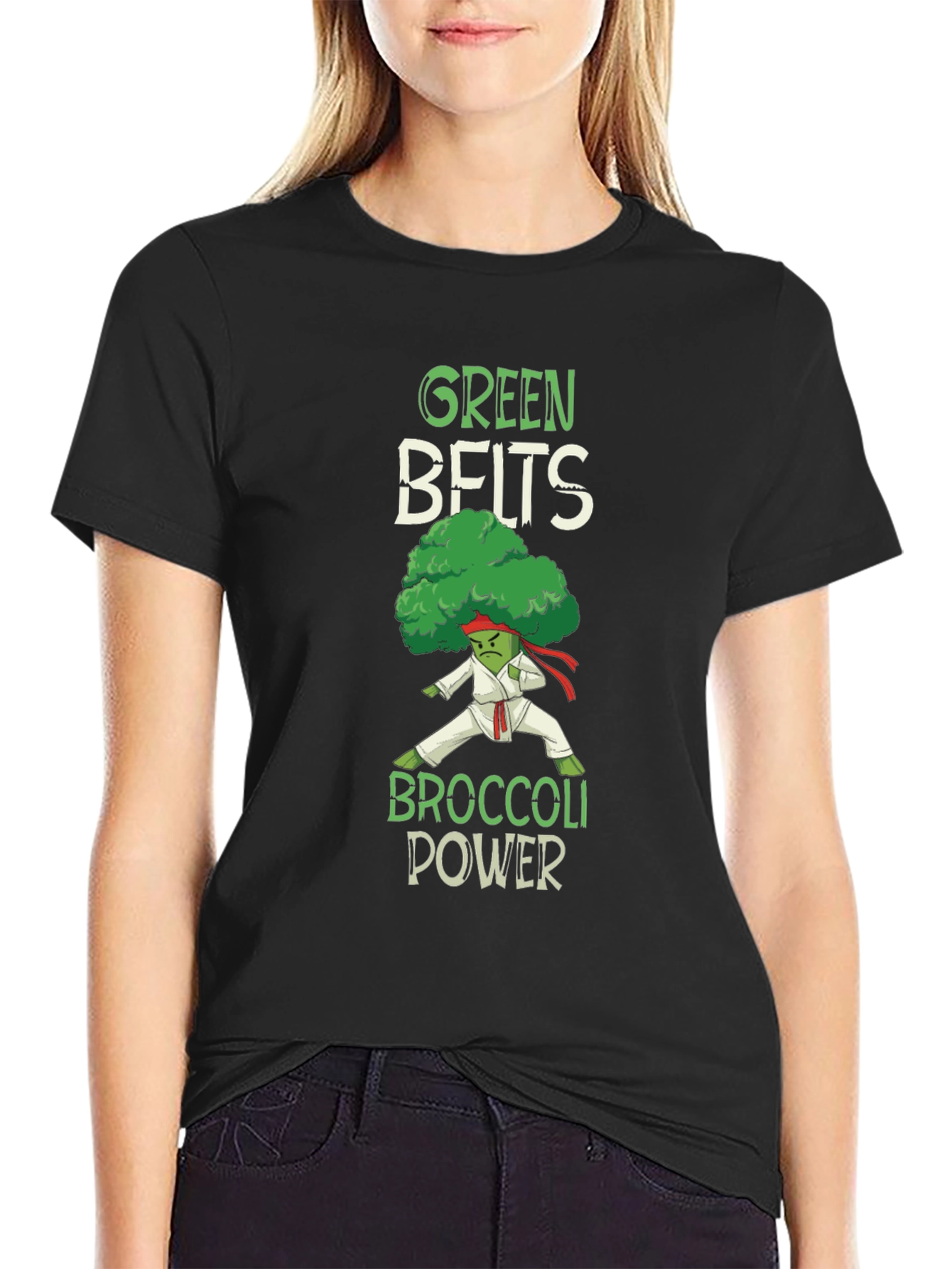 Green Belts Broccoli Power T-Shirt
