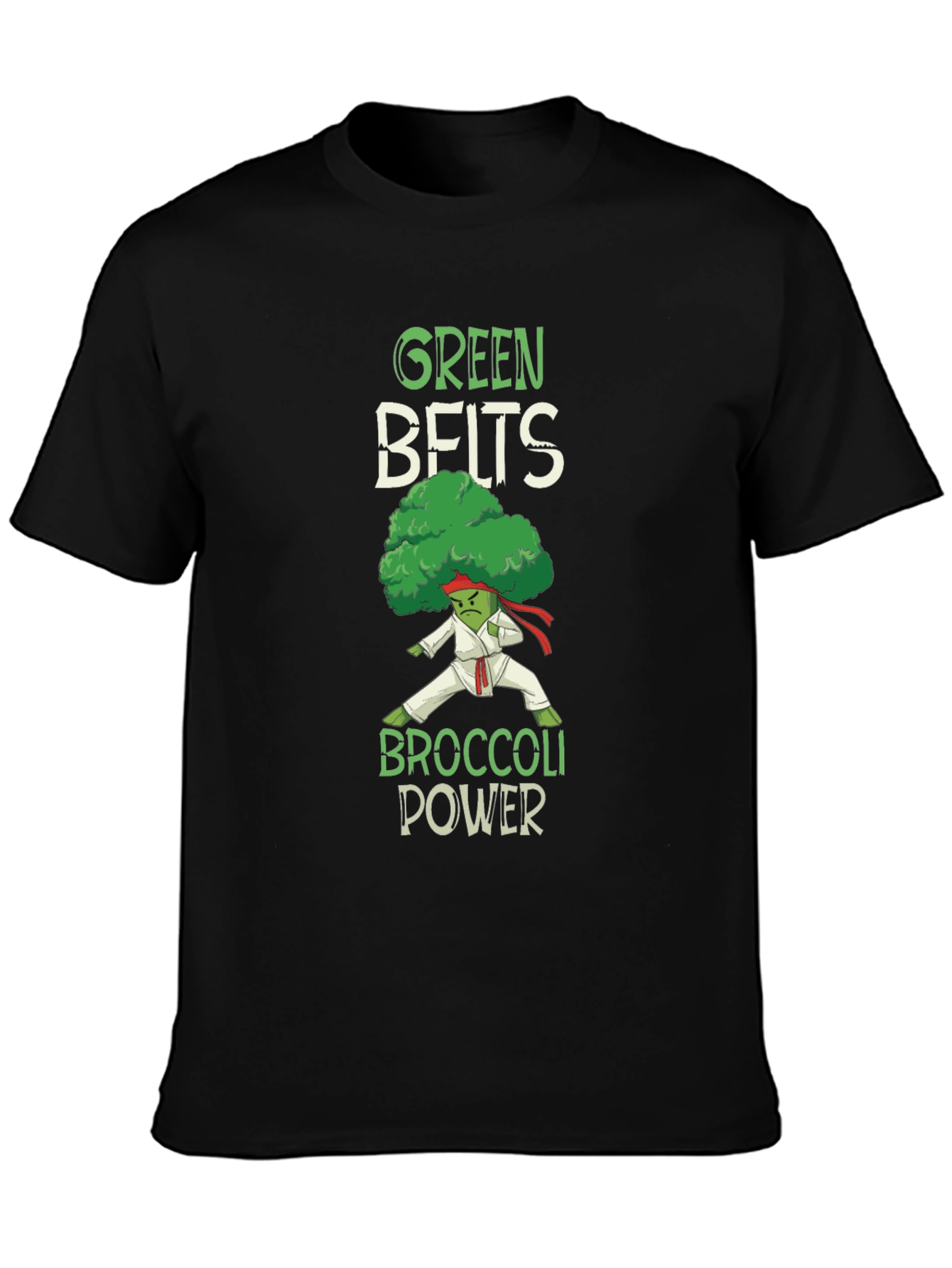 Green Belts Broccoli Power T-Shirt