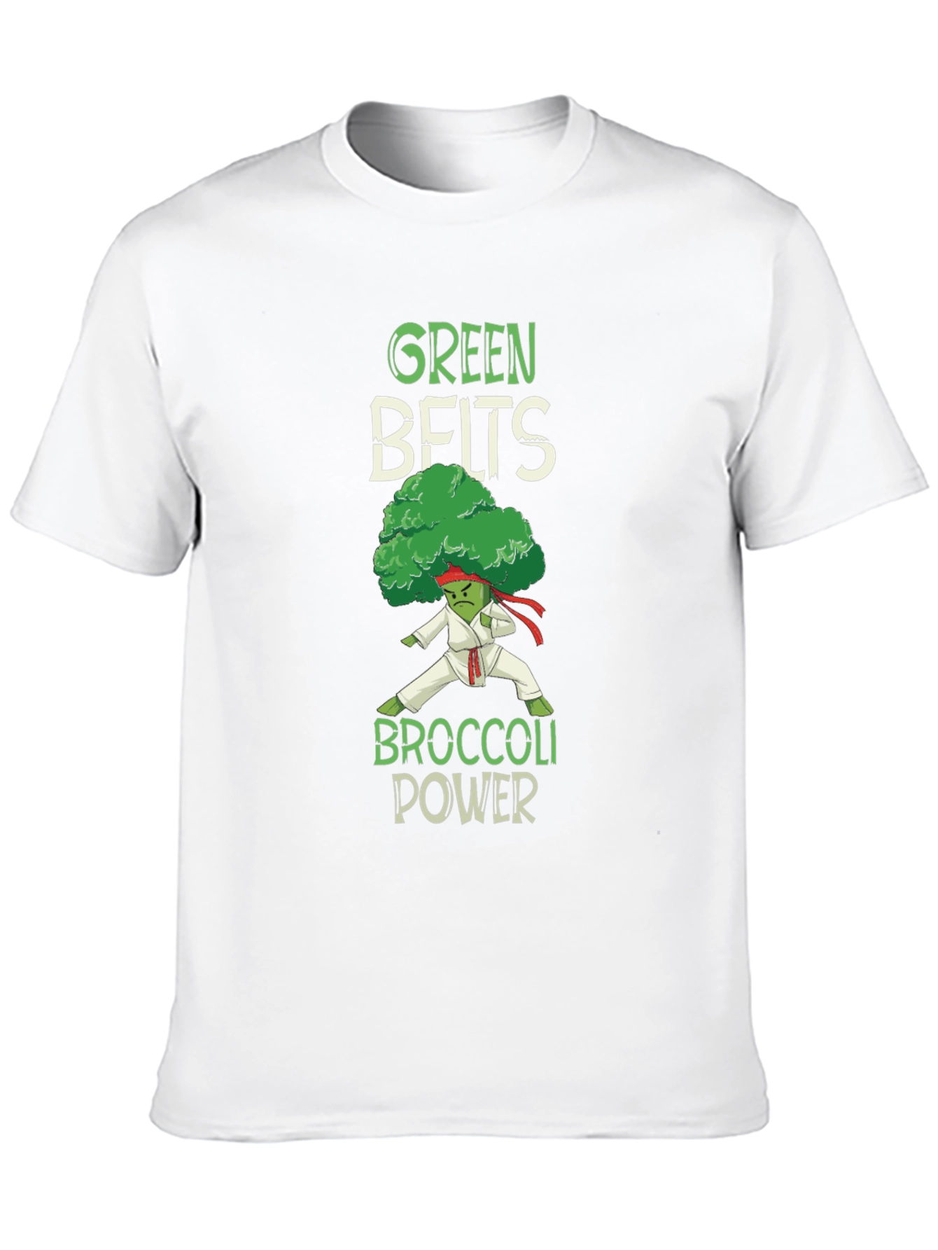 Green Belts Broccoli Power T-Shirt