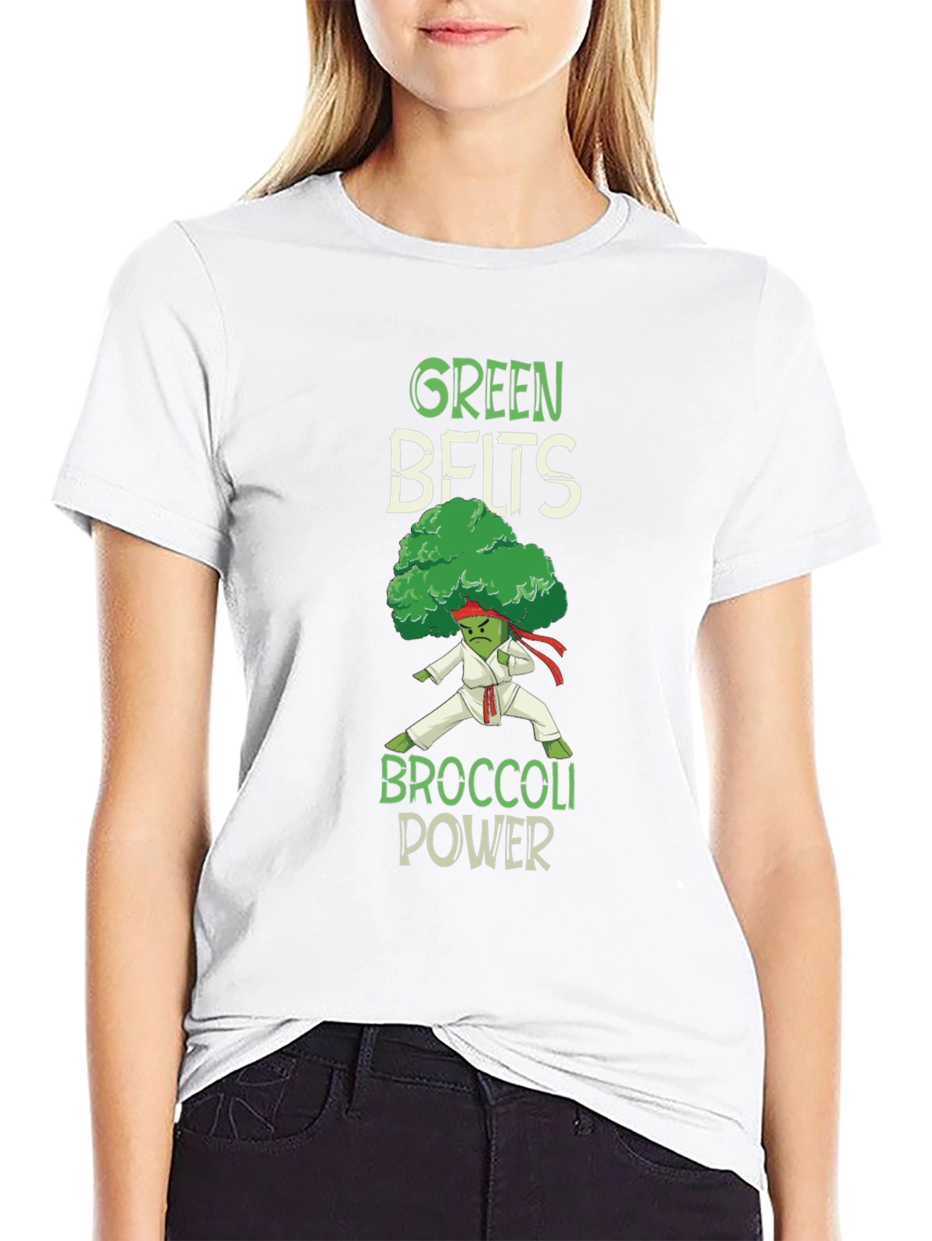 Green Belts Broccoli Power T-Shirt