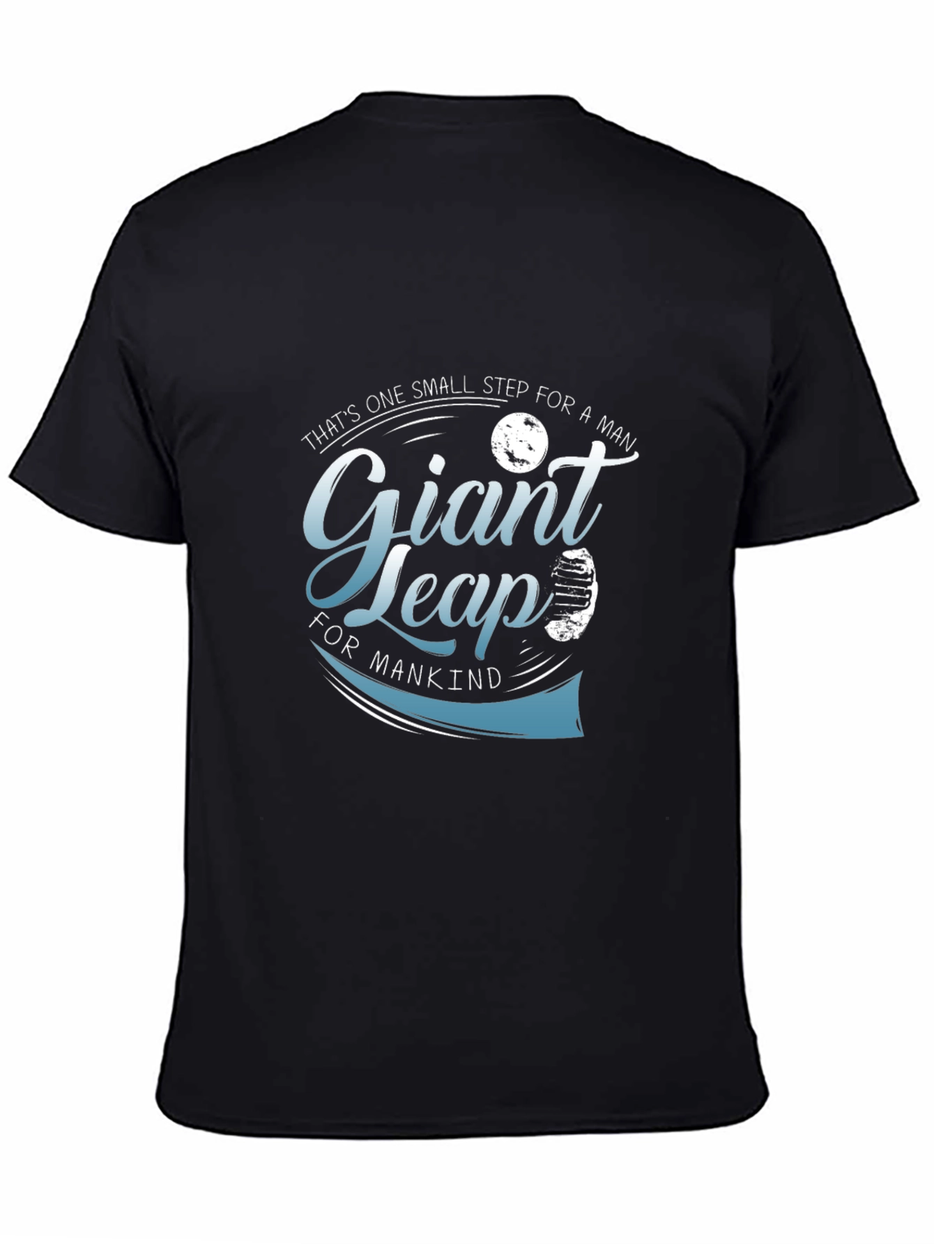 Giant Leap T-Shirt - Space Exploration Design