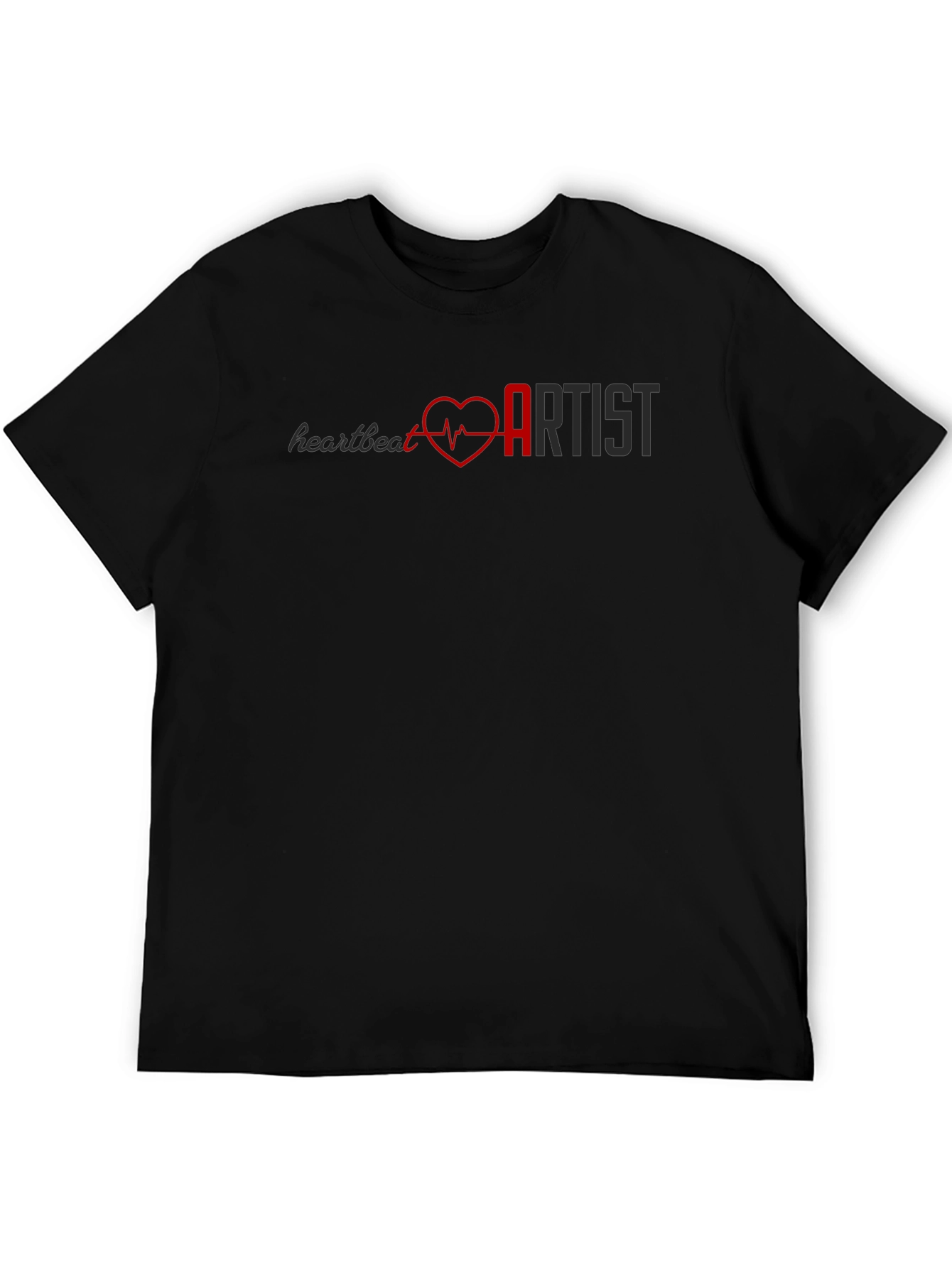Heartbeat Artist Graphic Tee - Black