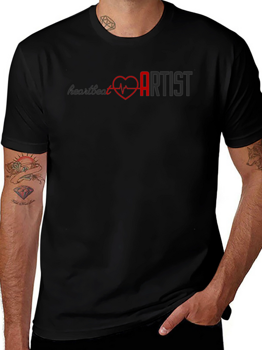 Heartbeat Artist Graphic Tee - Black