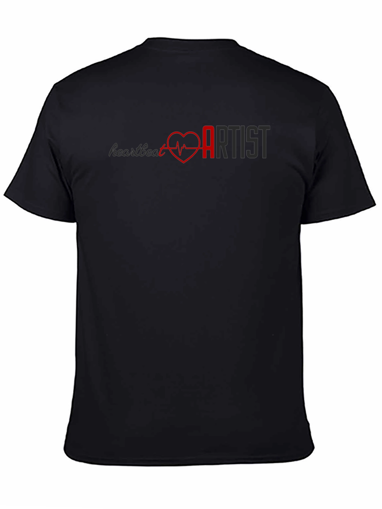 Heartbeat Artist Graphic Tee - Black
