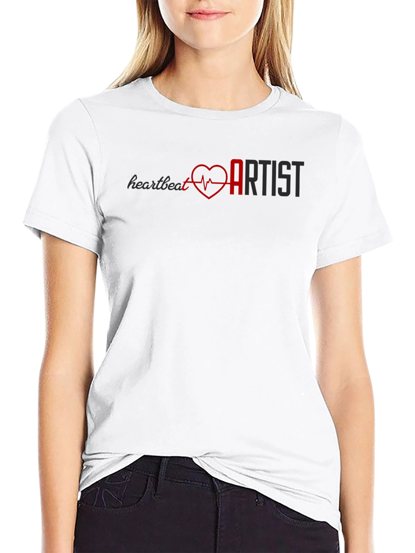 Heartbeat Artist Graphic Tee - Black