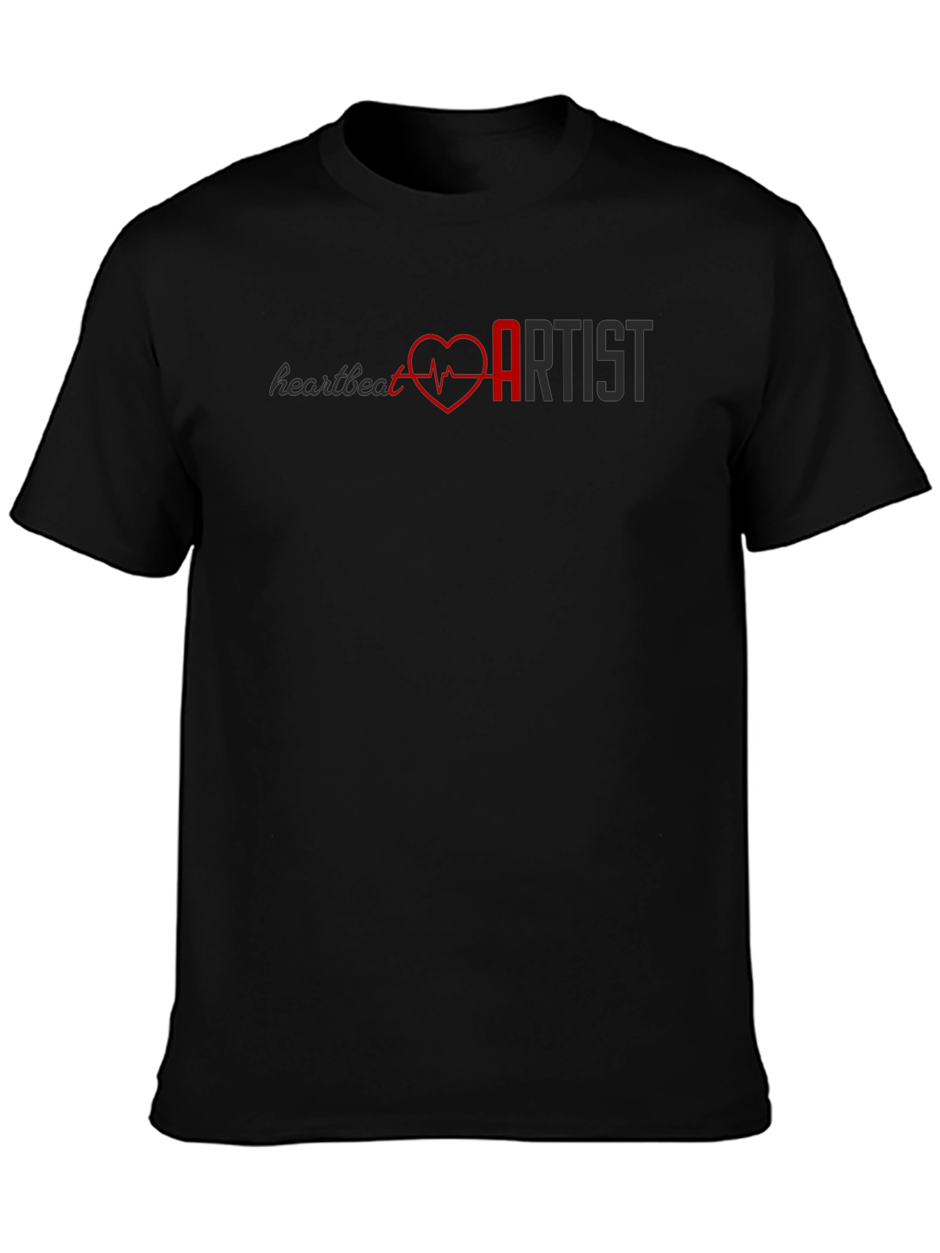 Heartbeat Artist Graphic Tee - Black