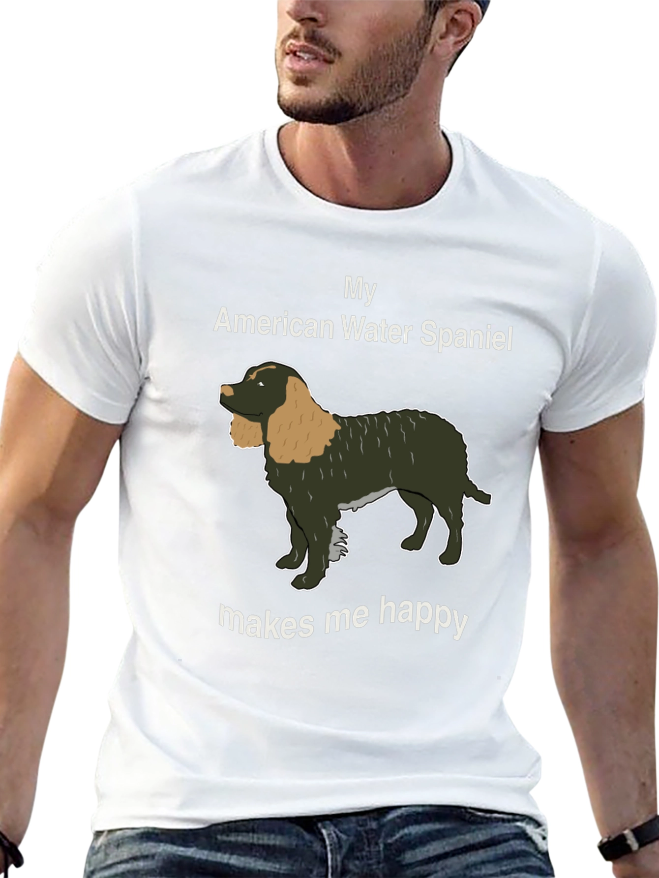 American Water Spaniel T-Shirt Dog Lover Tee