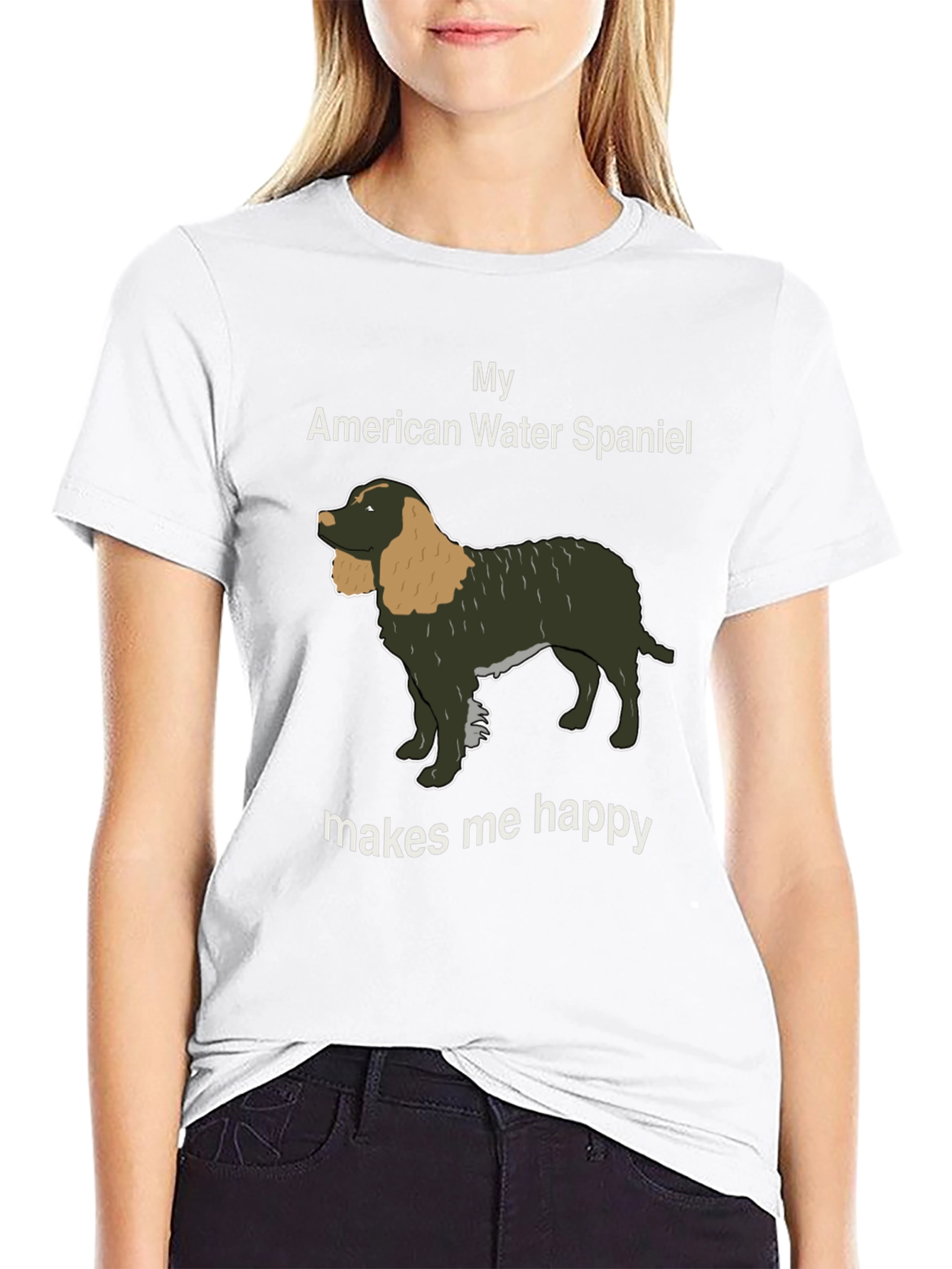 American Water Spaniel T-Shirt Dog Lover Tee