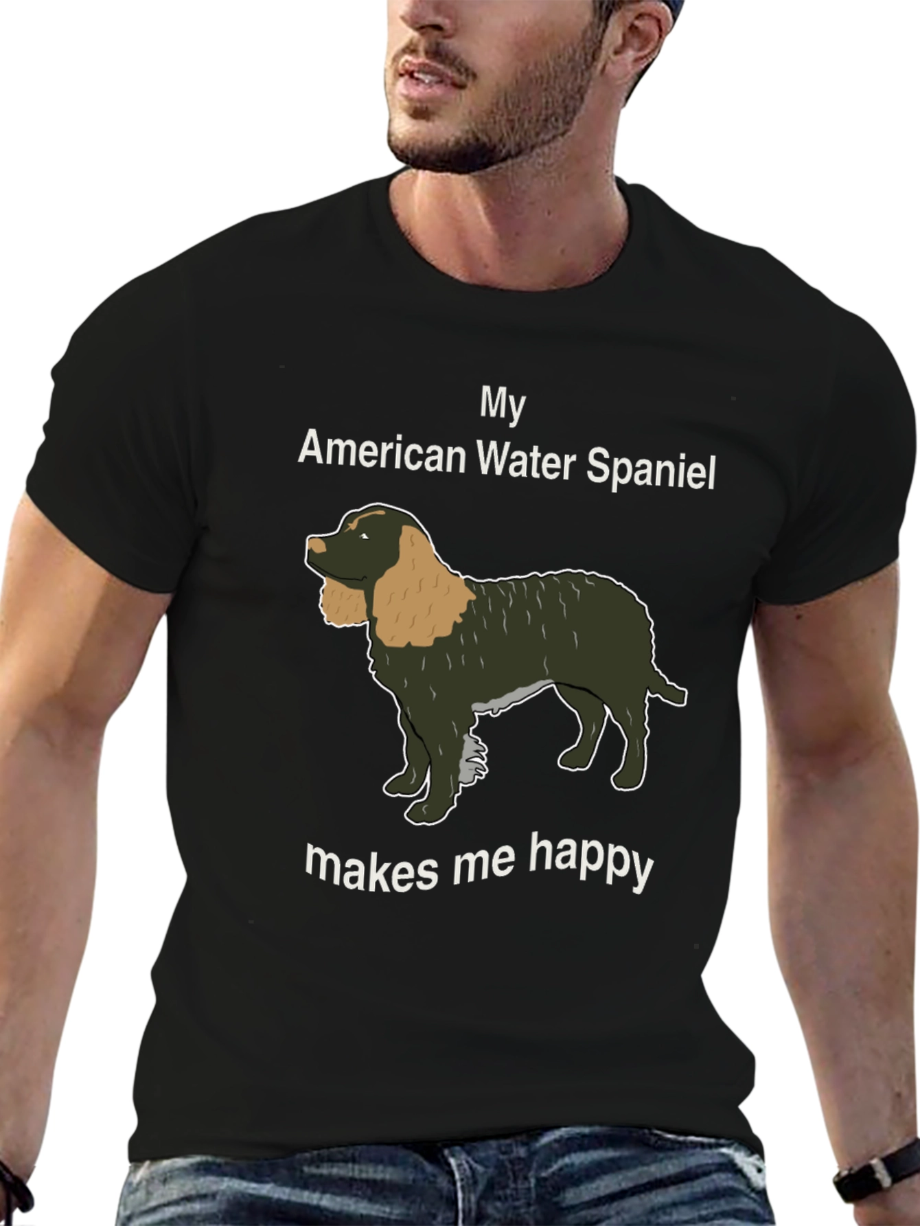 American Water Spaniel T-Shirt Dog Lover Tee