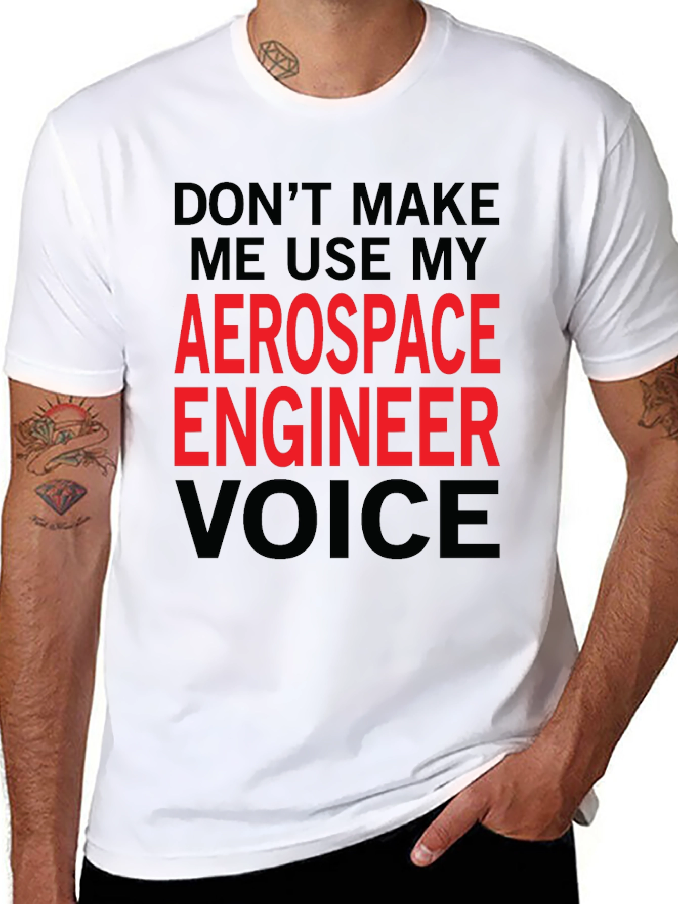 Aerospace Engineer Voice T-Shirt - Funny Gift Idea